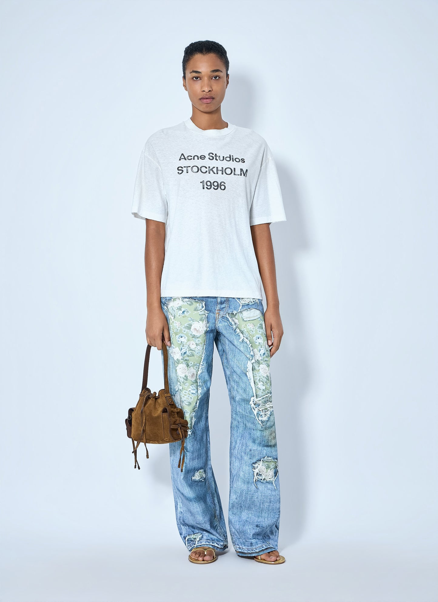 Acne Studios Women Graphic Logo T-Shirt ACNE STUDIOS