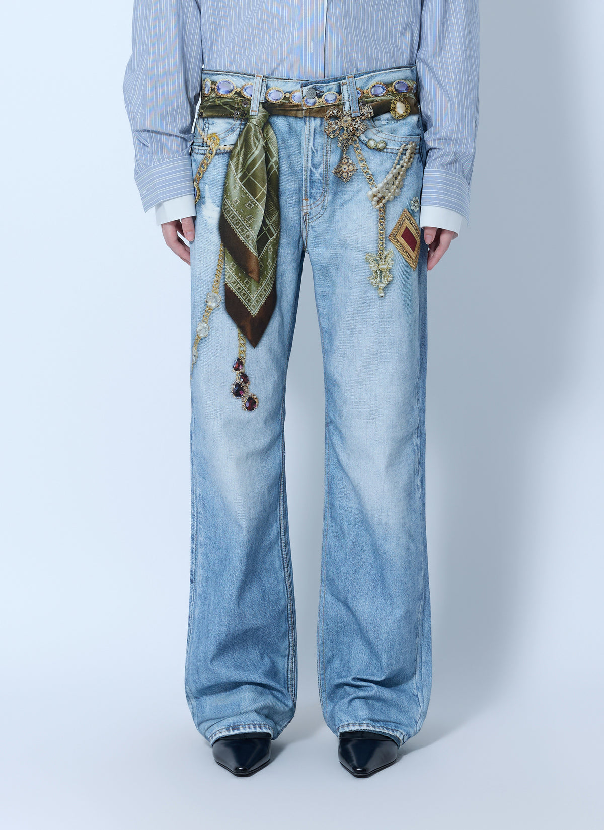 Acne Studios Women Trompe-L'œil Jewellery Jeans ACNE STUDIOS