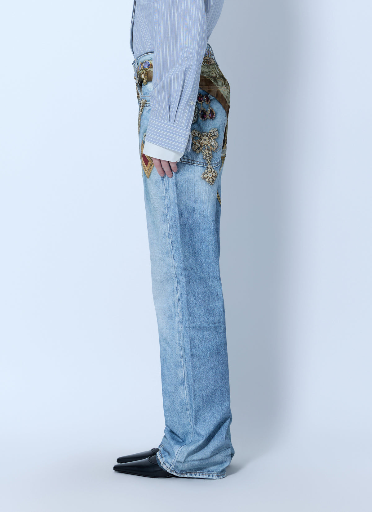 Acne Studios Women Trompe-L'œil Jewellery Jeans ACNE STUDIOS
