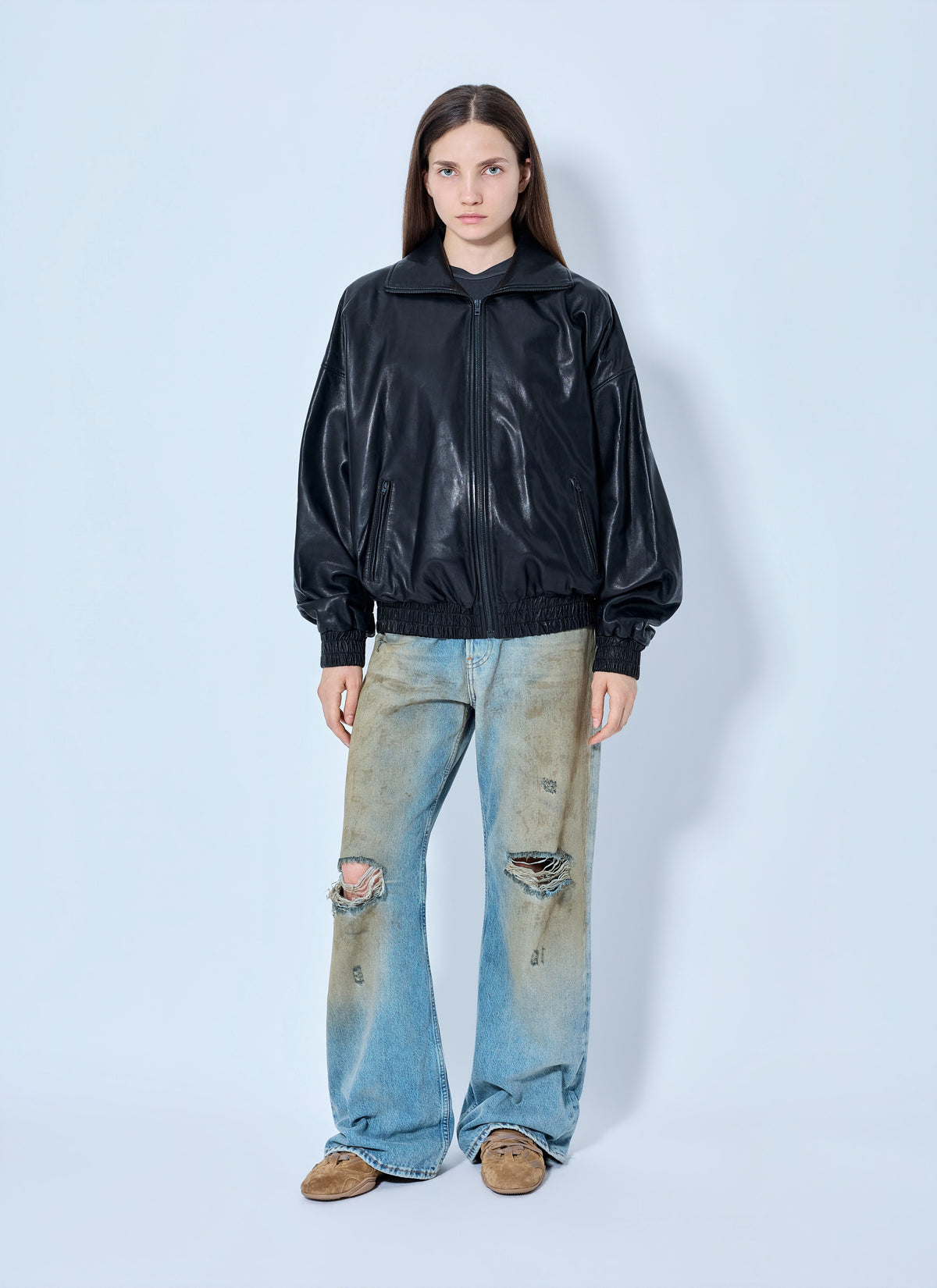 Acne Studios Women Leather Jacket ACNE STUDIOS