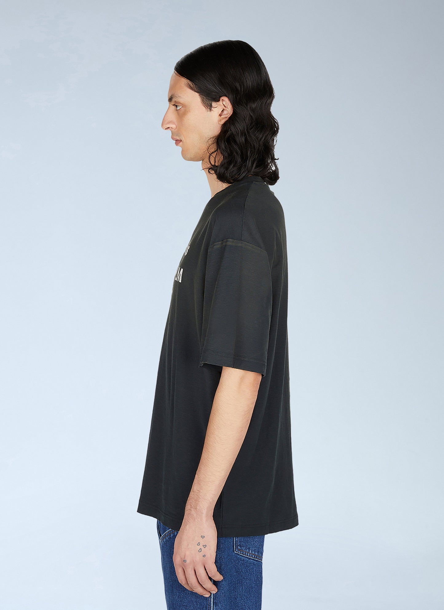 Acne Studios Men Logo Print T-Shirt ACNE STUDIOS
