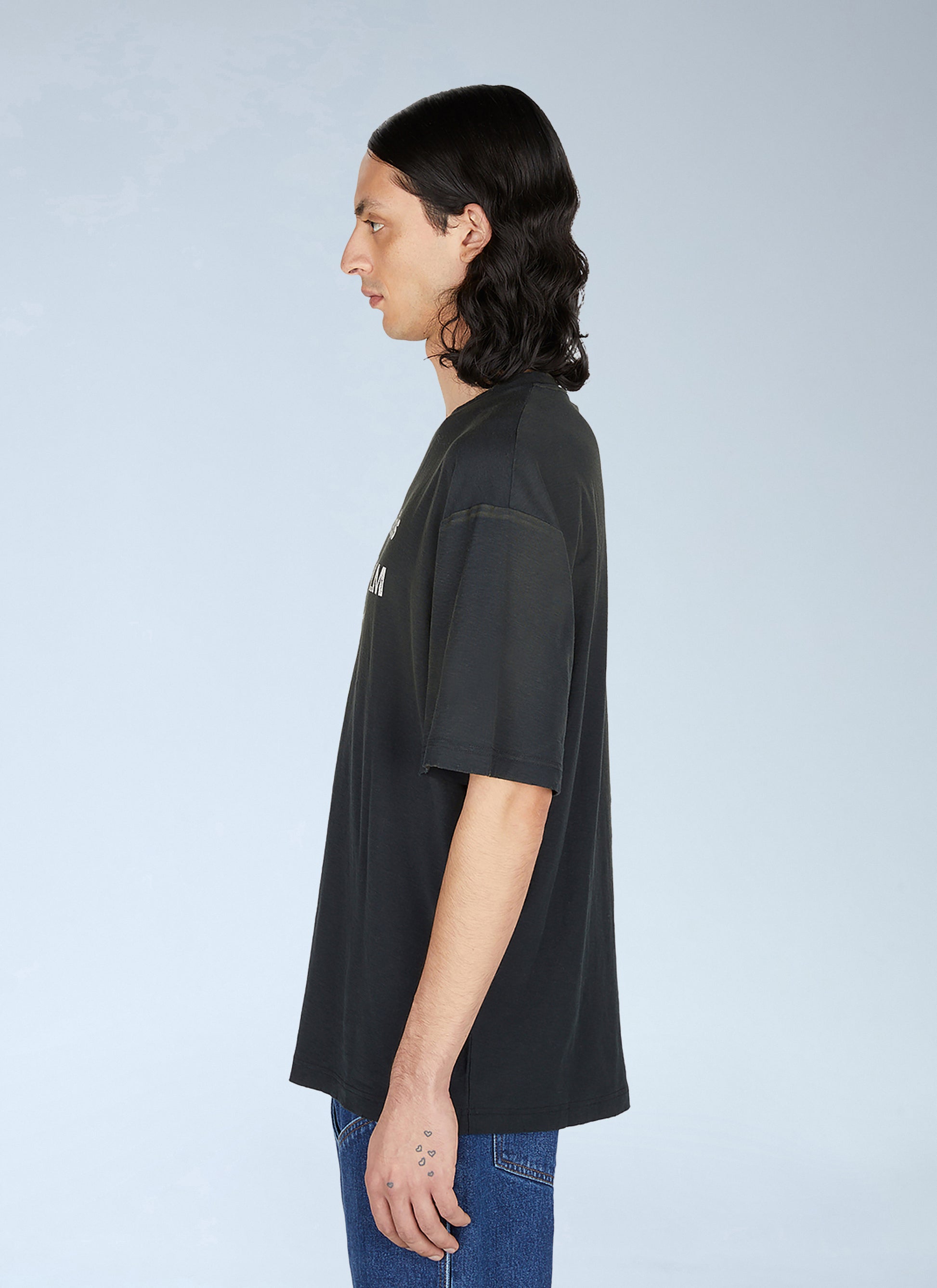 Acne Studios Men Logo Print T-Shirt ACNE STUDIOS