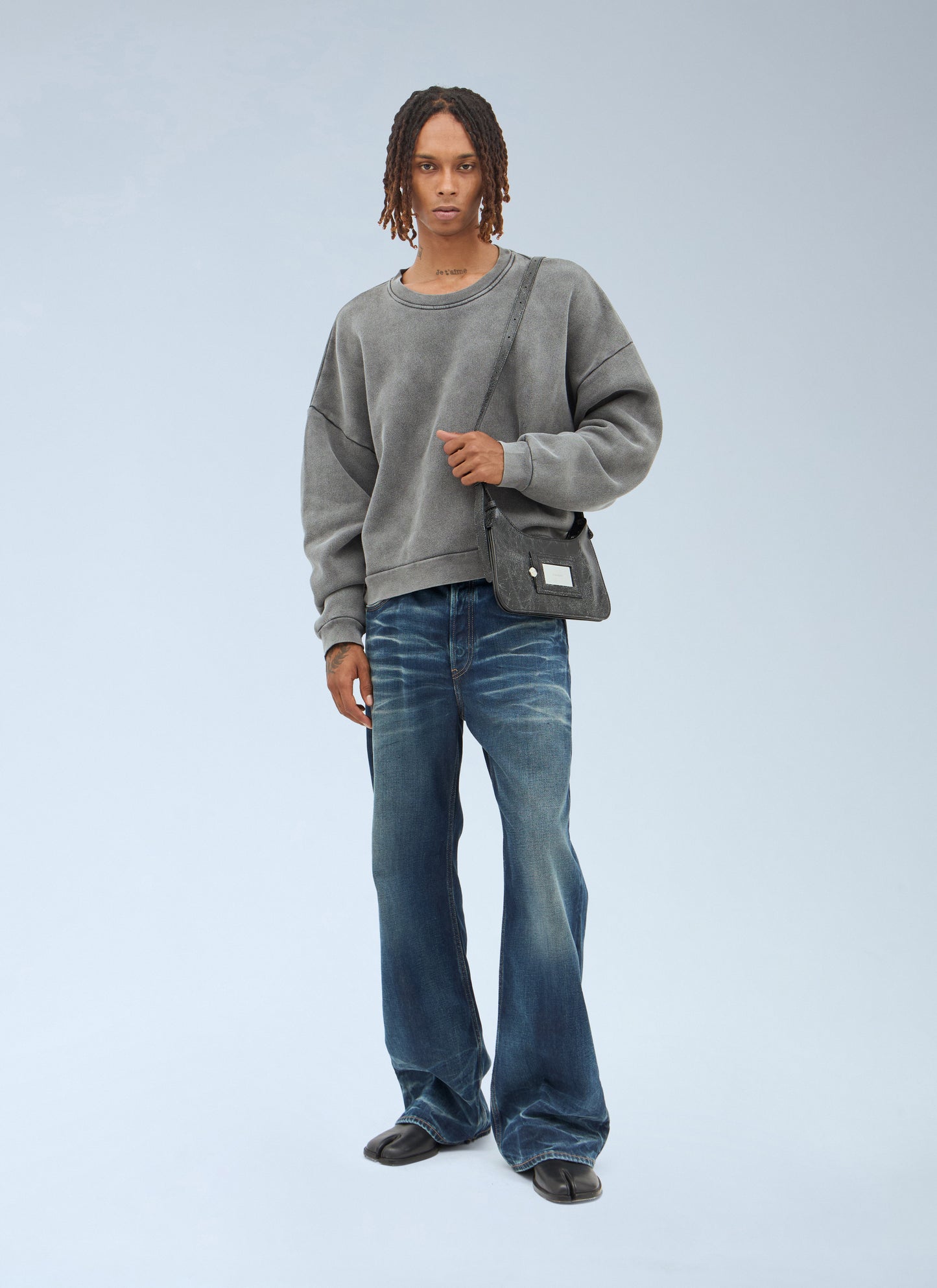 Acne Studios Men Logo Patch Sweatshirt ACNE STUDIOS