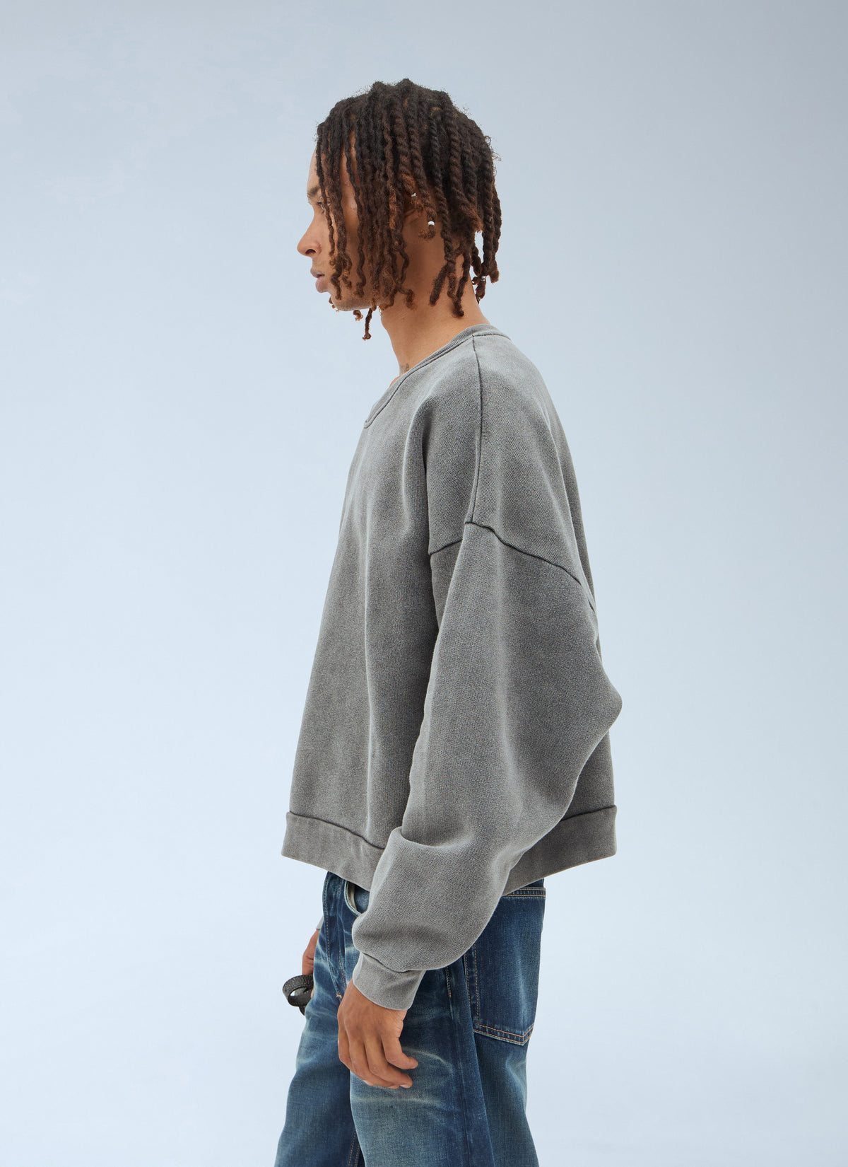 Acne Studios Men Logo Patch Sweatshirt ACNE STUDIOS