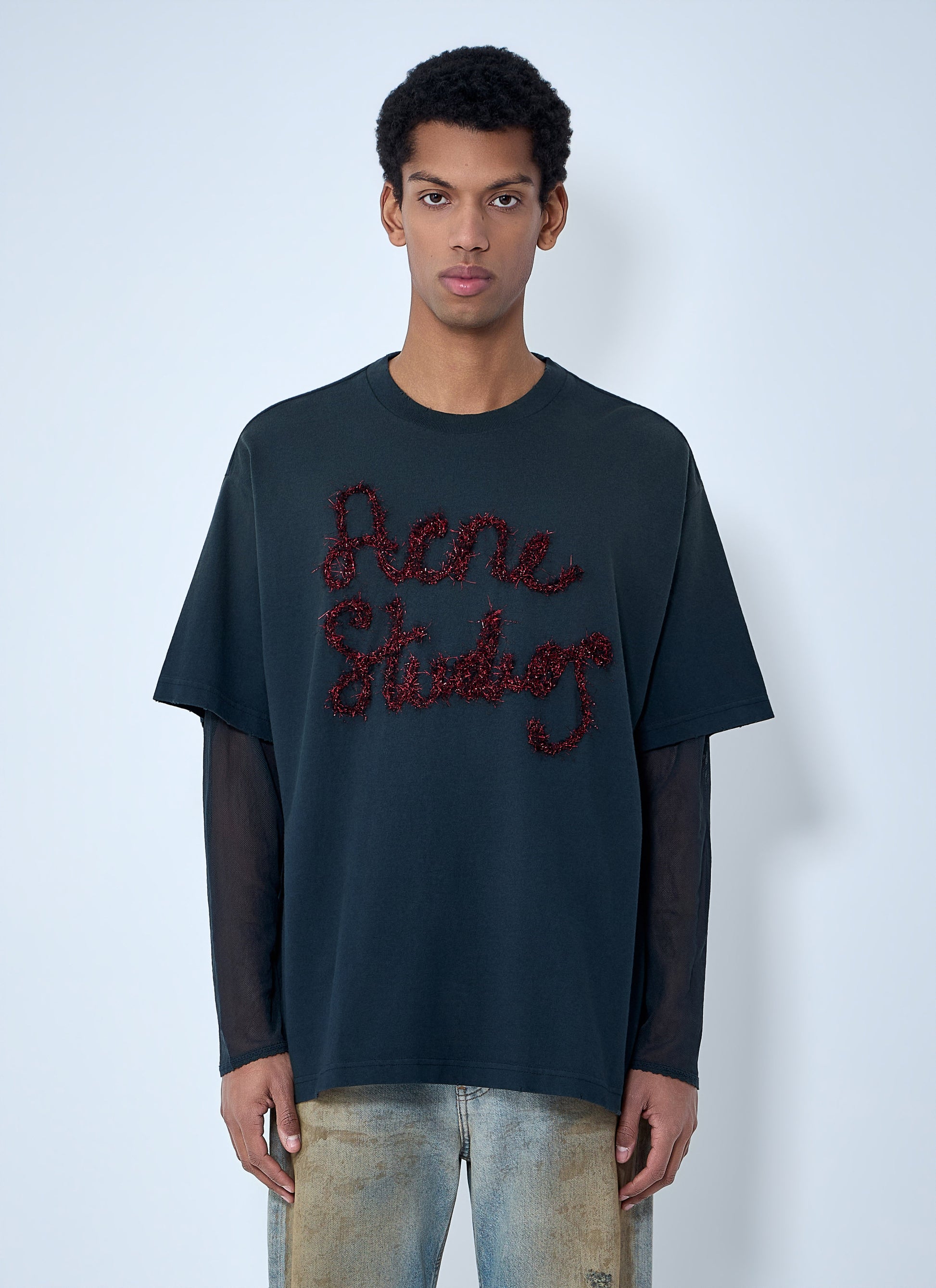 Acne Studios Women Logo Motif T-Shirt ACNE STUDIOS