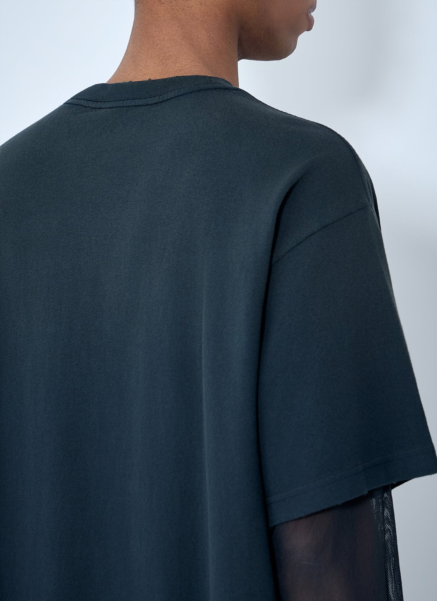Acne Studios Men Layered Logo Embellished T-Shirt ACNE STUDIOS