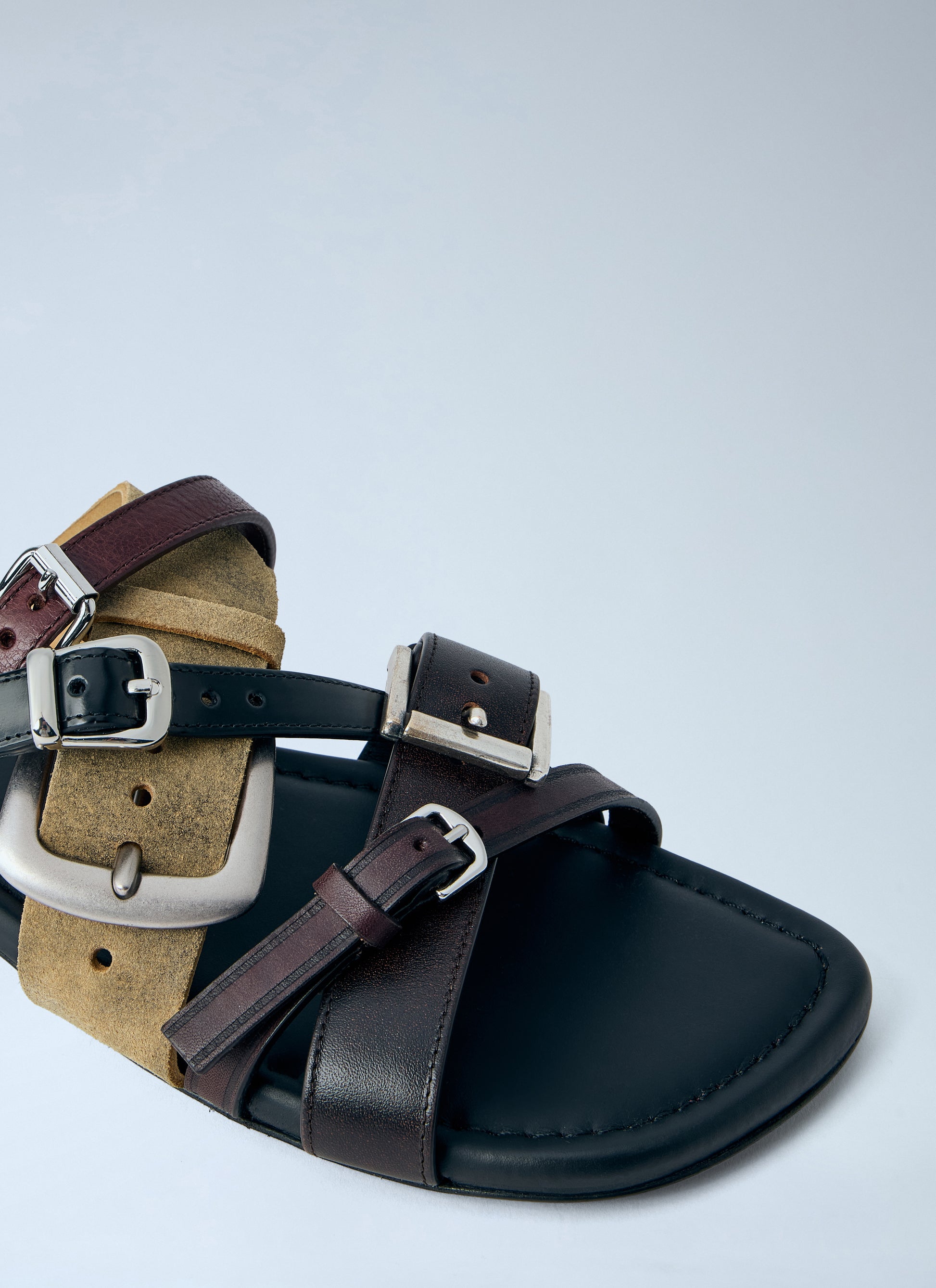 Acne Studios Men Leather Belts Strap Sandals ACNE STUDIOS