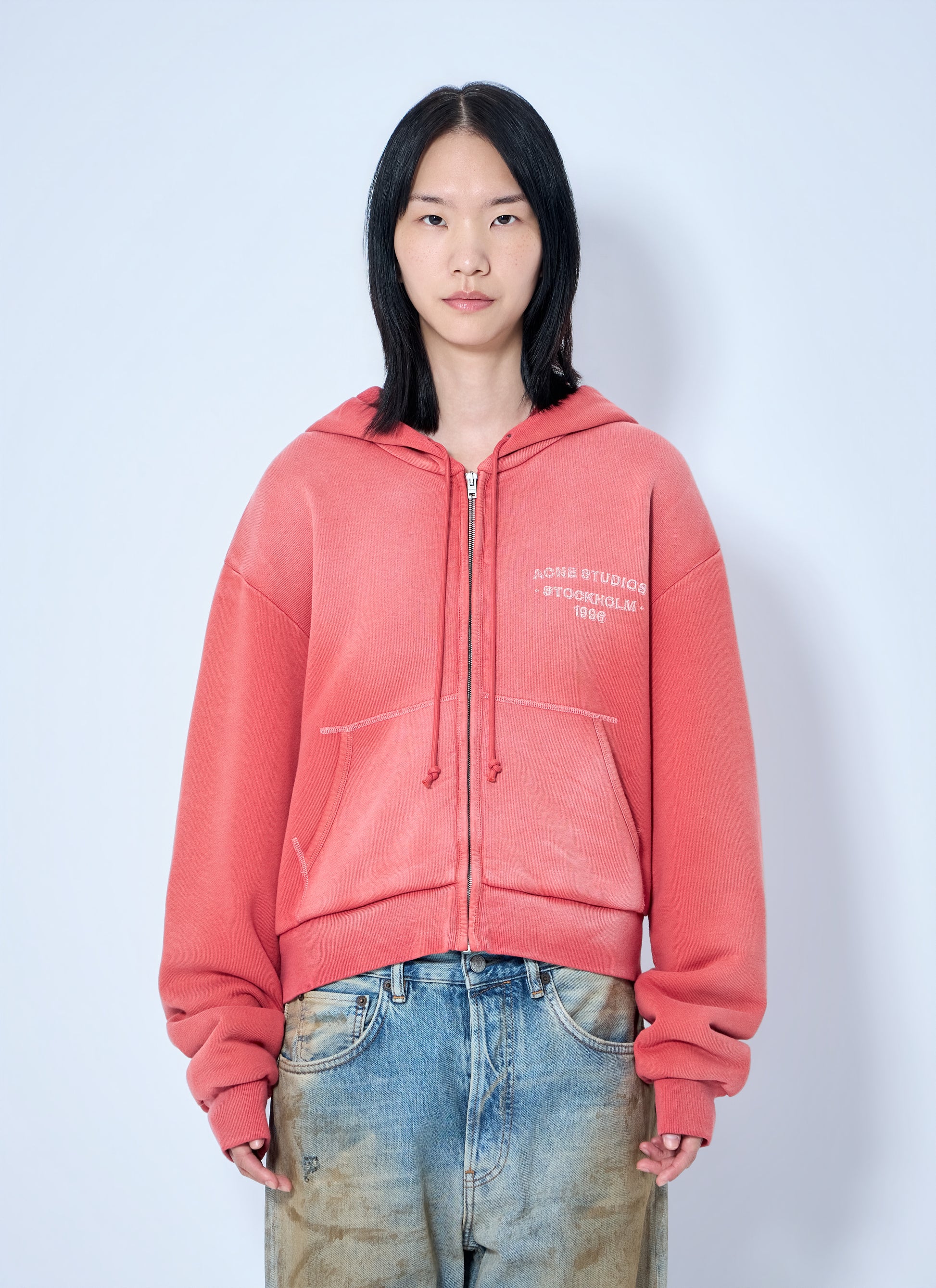 Acne Studios Men Zip-Up Hoodie ACNE STUDIOS