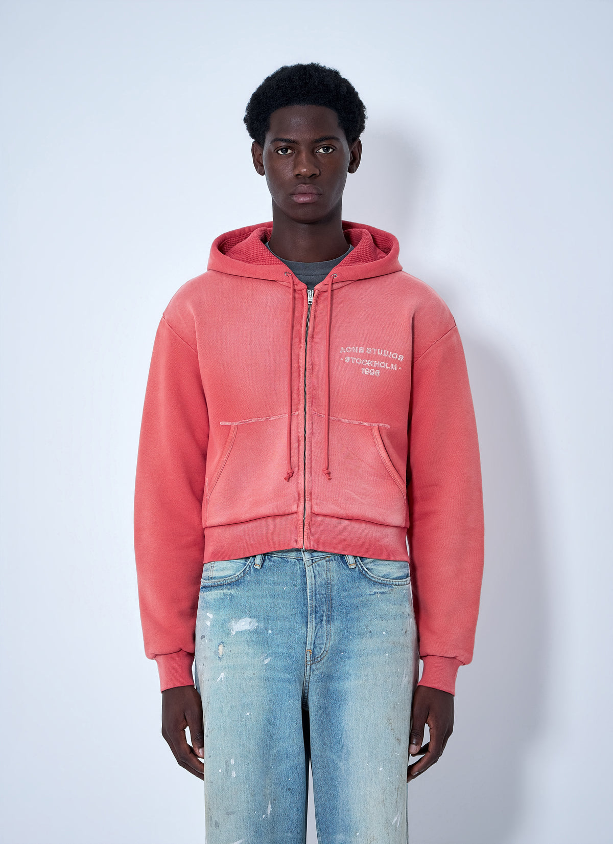 Acne Studios Men Zip-Up Hoodie ACNE STUDIOS