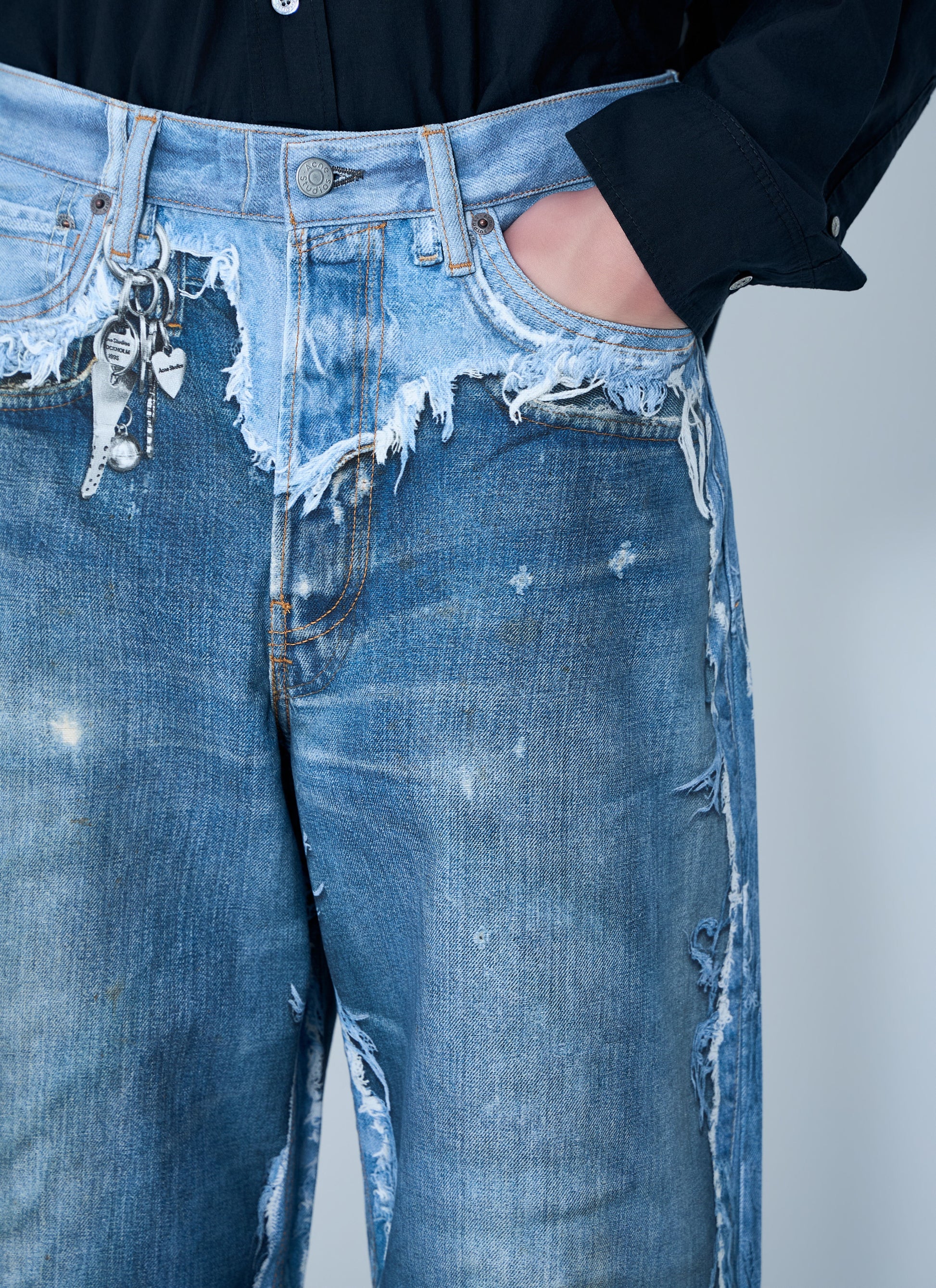 Acne Studios Women Trompe-L'oeil Jeans ACNE STUDIOS