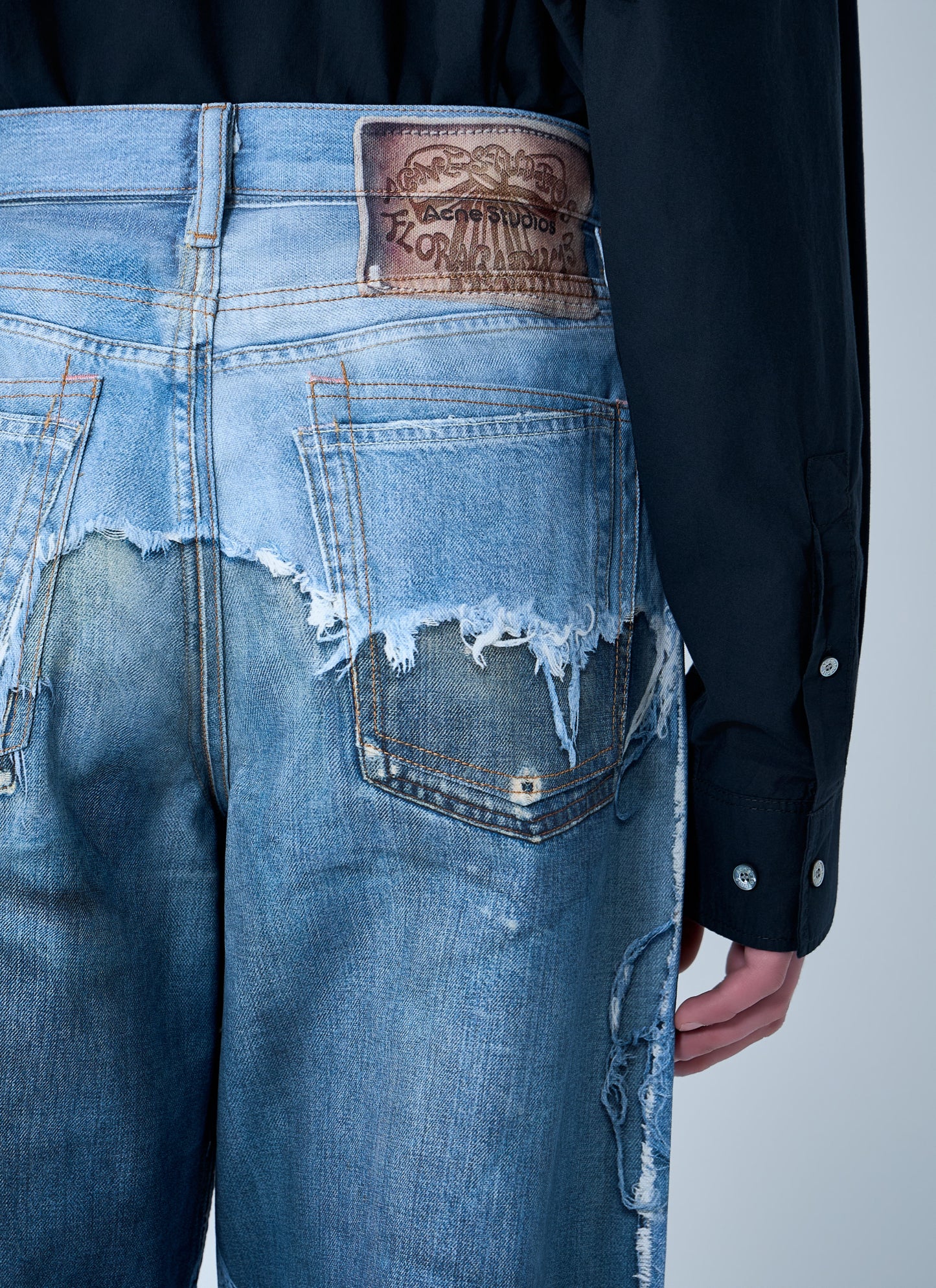 Acne Studios Men Trompe-L'oeil Jeans ACNE STUDIOS