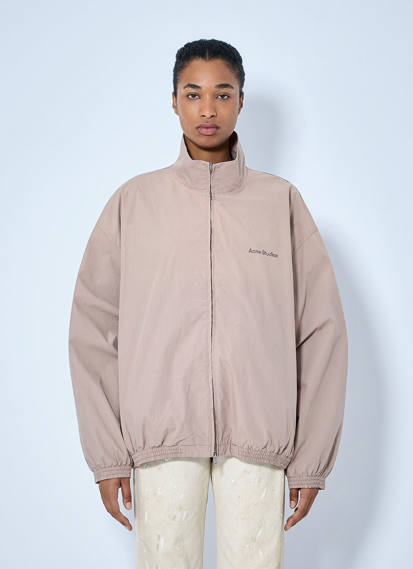 Acne Studios Women Logo Printed Zip-Up Jacket ACNE STUDIOS