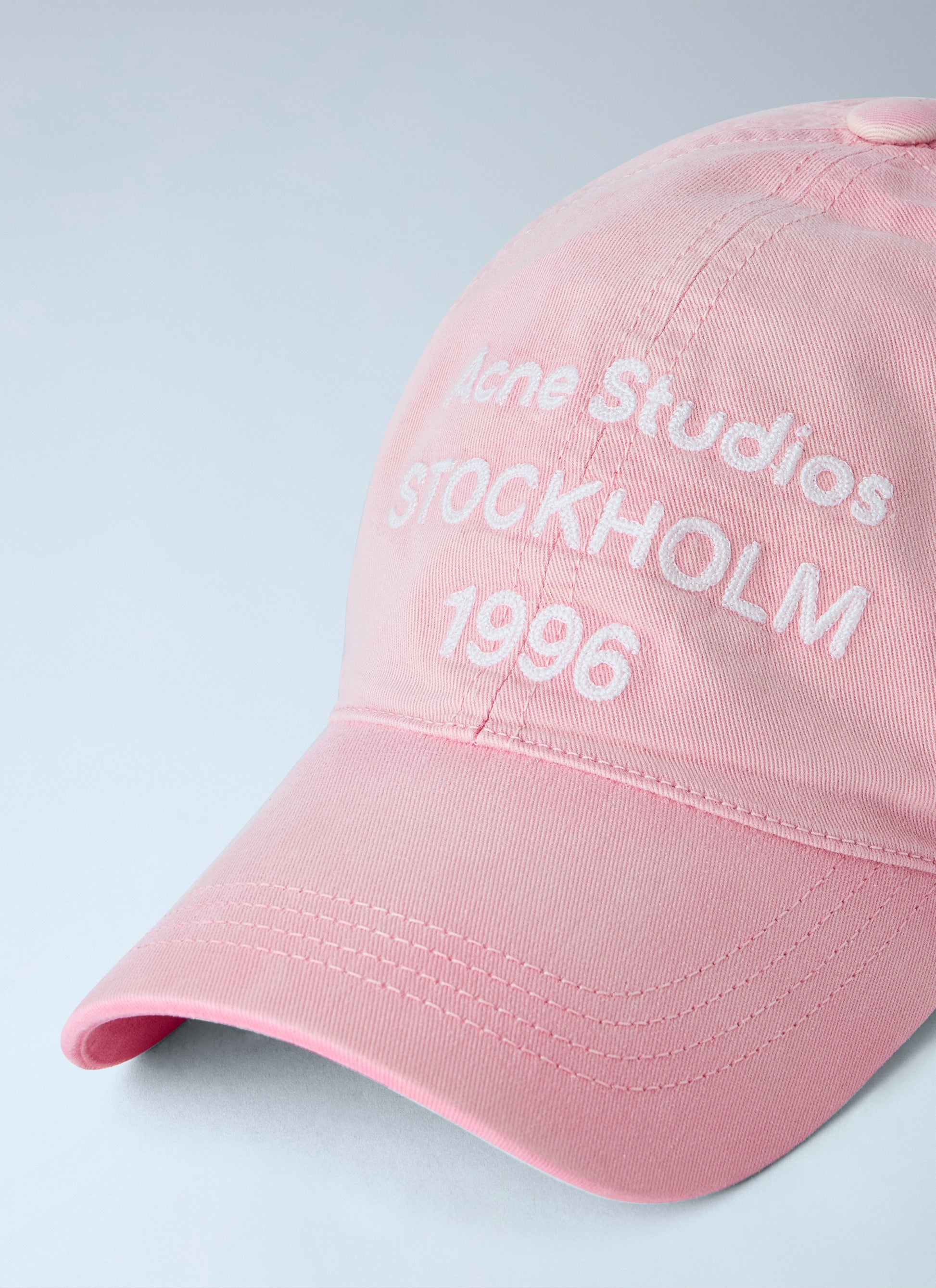 Acne Studios Men Washed Logo Cap ACNE STUDIOS
