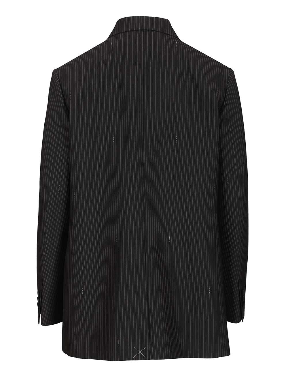 Fendi Women Pinstriped Wool Blazer FENDI