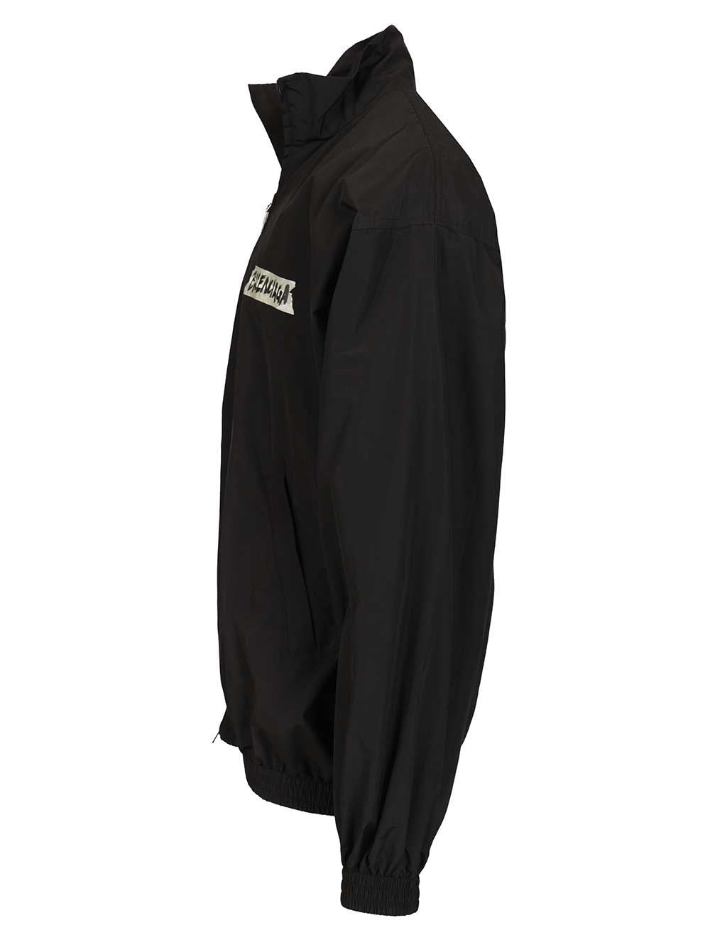 Balenciaga Men Masking Tape Tracksuit Jacket BALENCIAGA