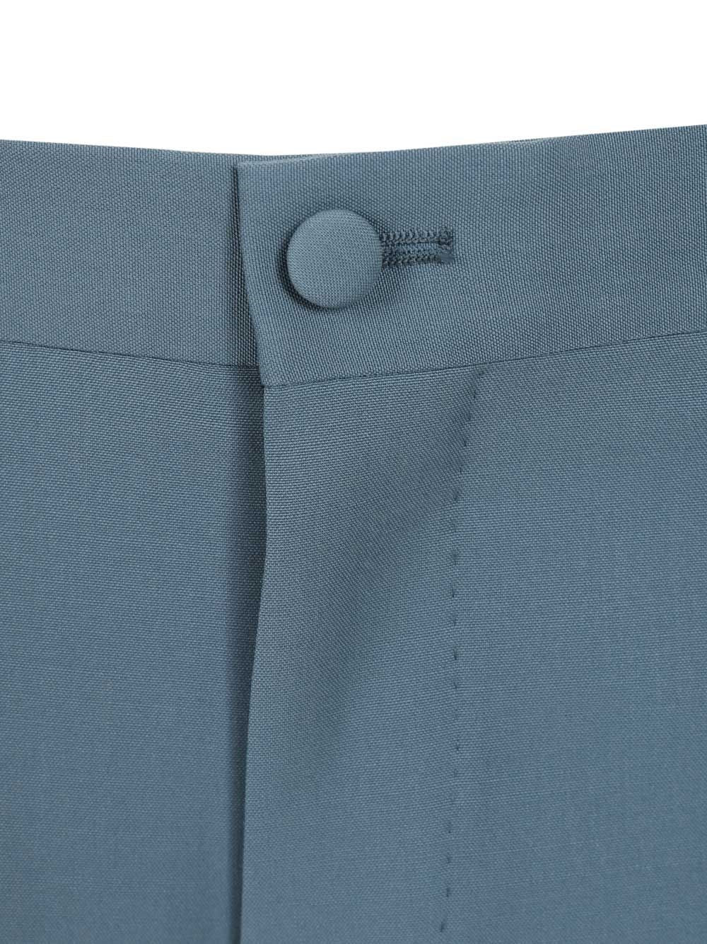 Dolce & Gabbana Men Wool Poplin Trousers DOLCE & GABBANA
