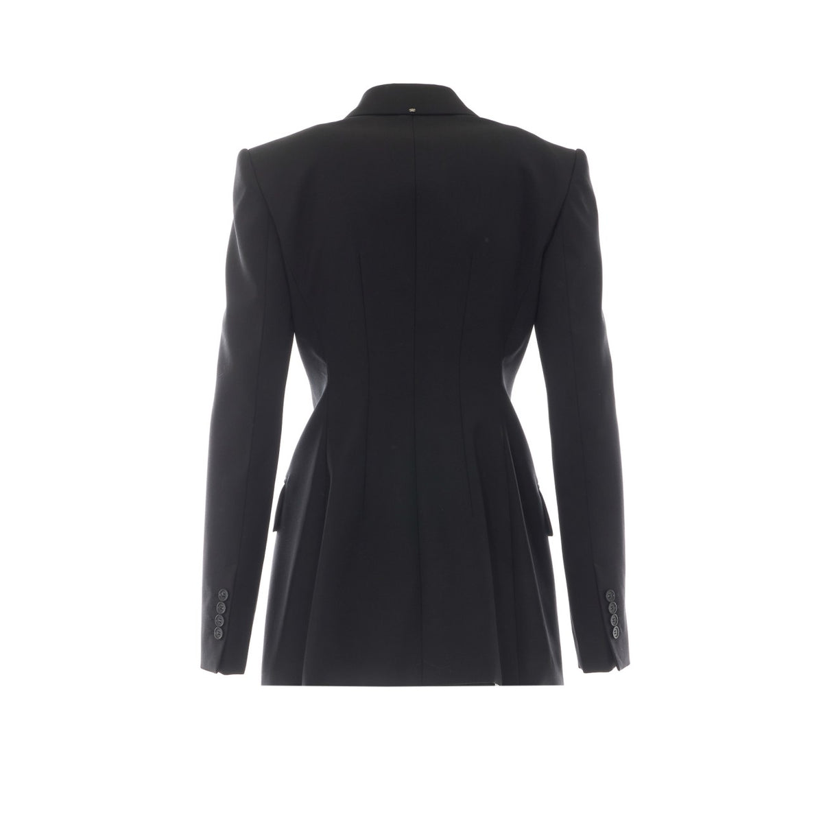 Sportmax Women Adamo Natural Stretch Wool Double-Breasted Blazer SPORTMAX