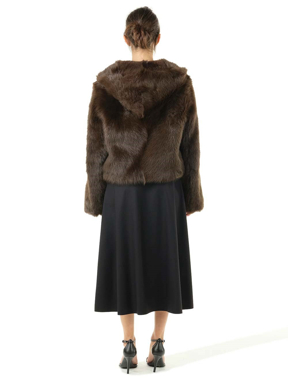 Loewe Women Shearling Hooded Jacket LOEWE