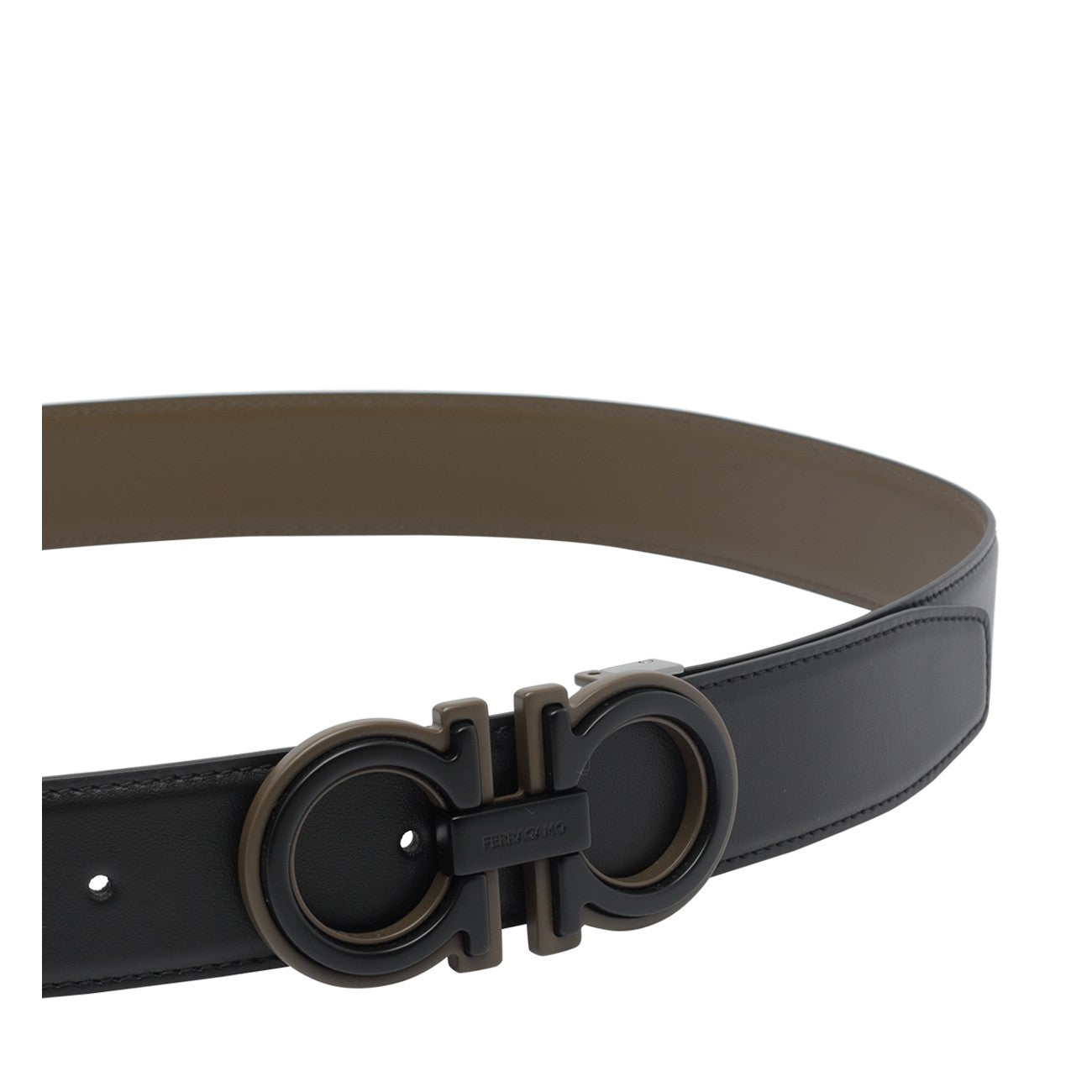 Ferragamo Men Adjustable And Reversible Gancini Belt FERRAGAMO