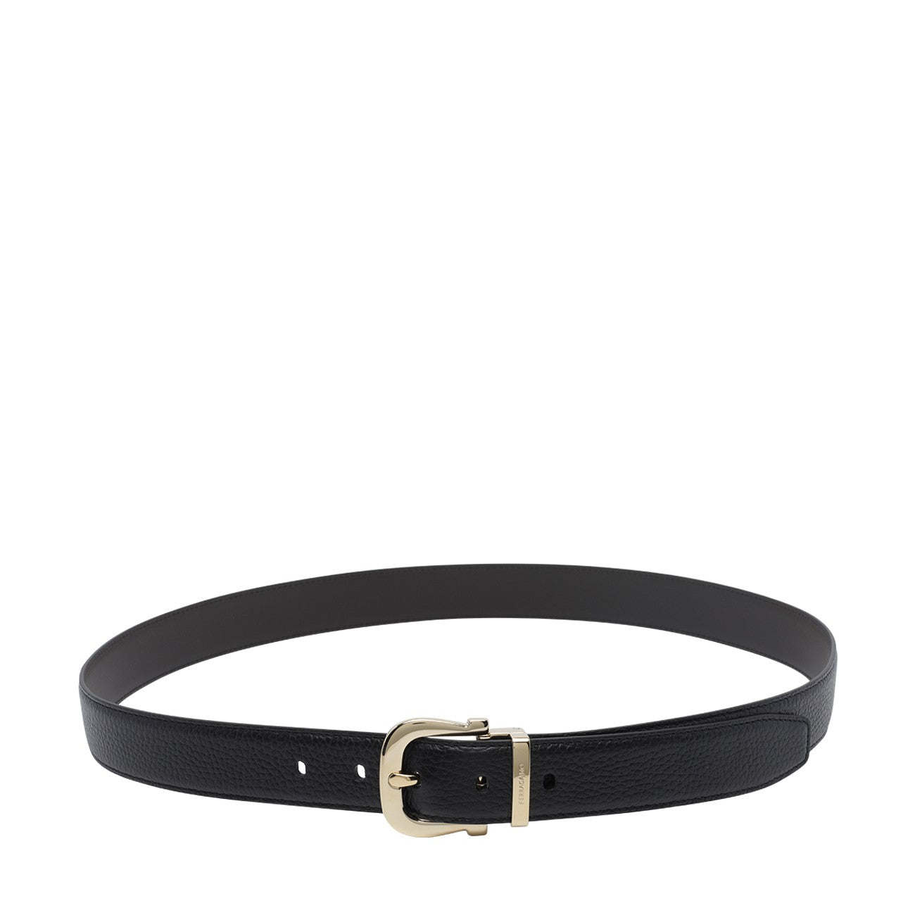 Ferragamo Men Adjustable Belt With Single Gancini Buckle FERRAGAMO