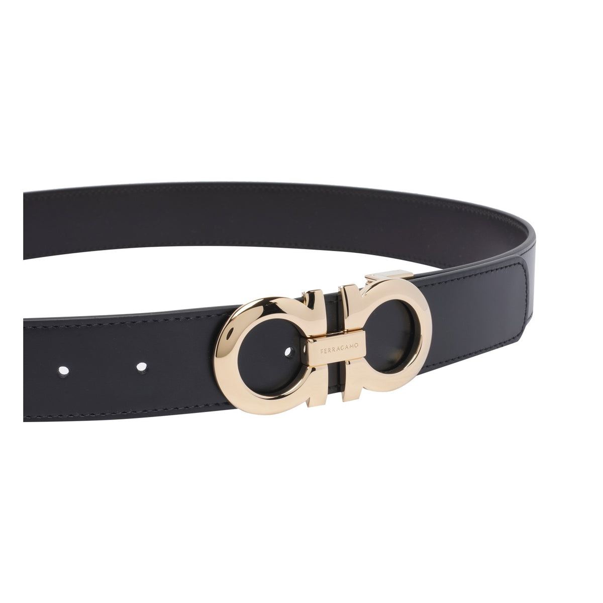 Ferragamo Men Adjustable Gancini Belt FERRAGAMO
