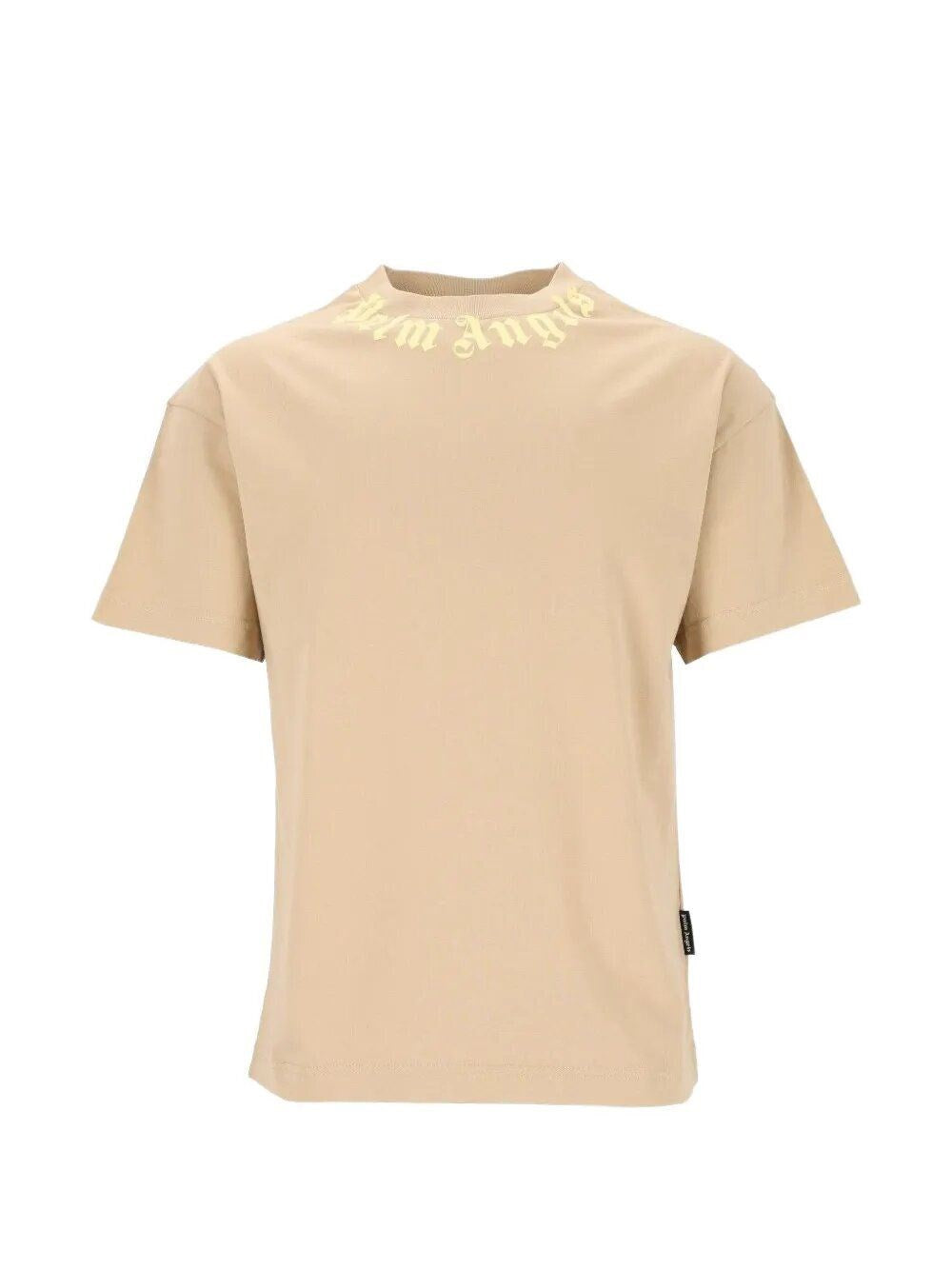 Palm Angels Men Neck Logo T-Shirt PALM ANGELS