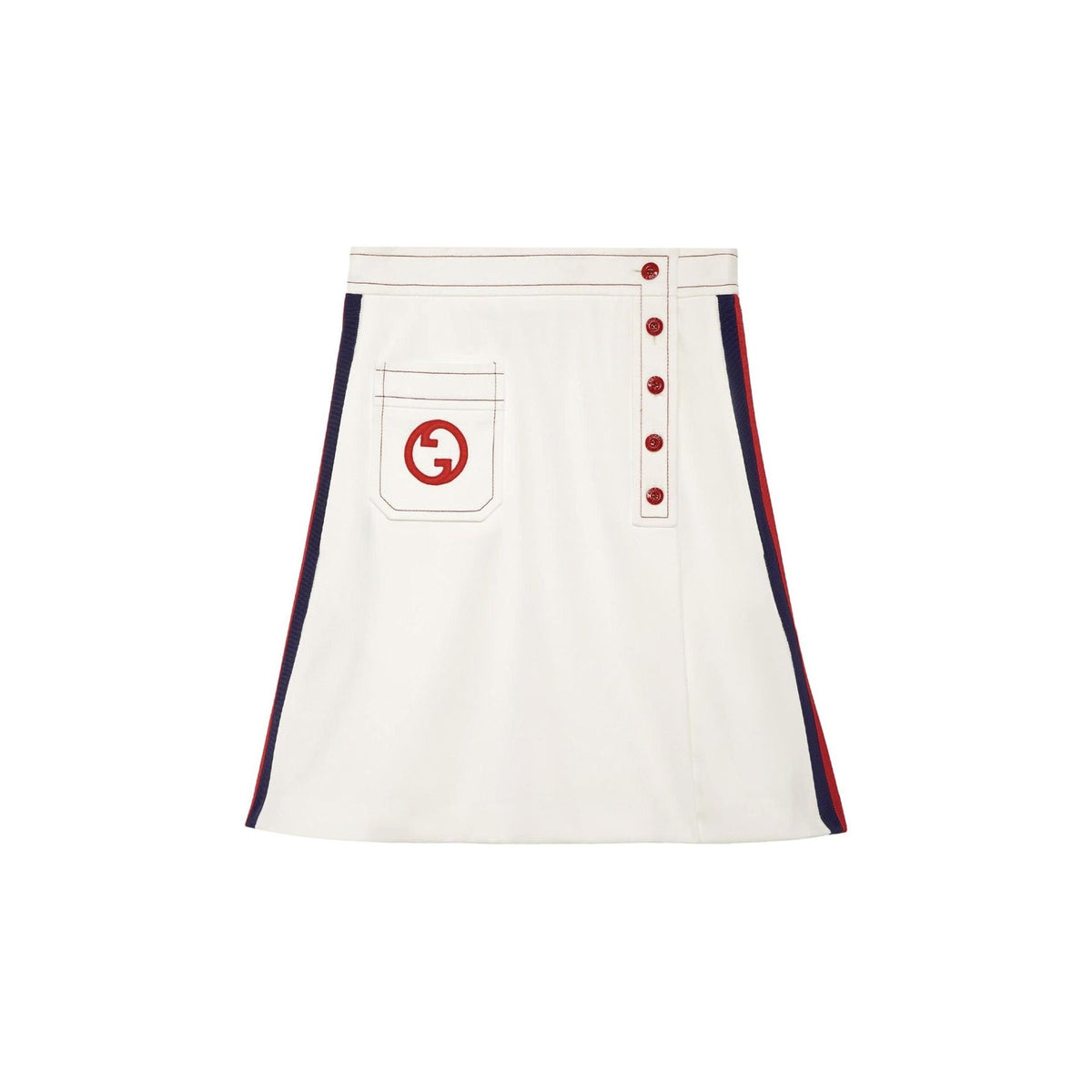 Gucci Interlocking G A-Line Skirt Women