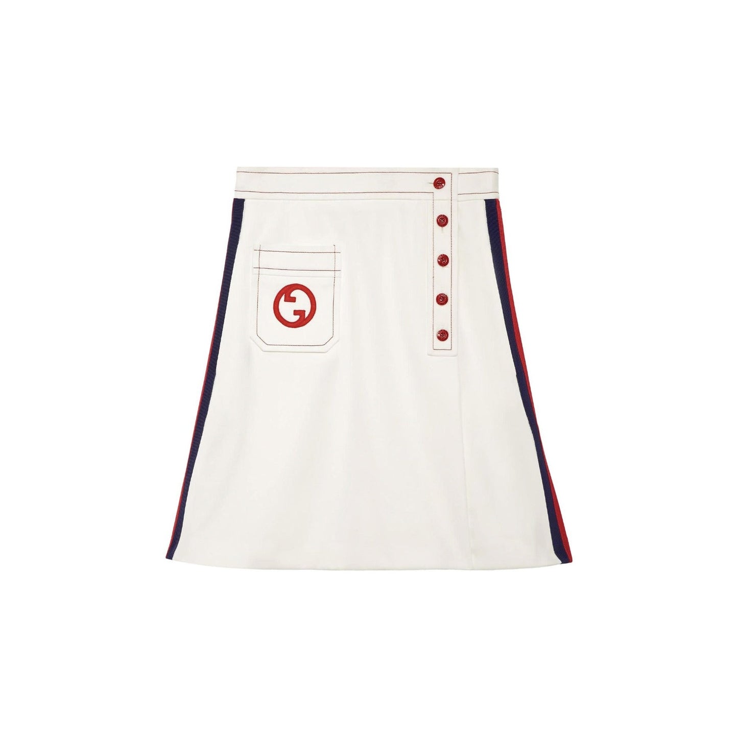 Gucci Interlocking G A-Line Skirt Women GUCCI