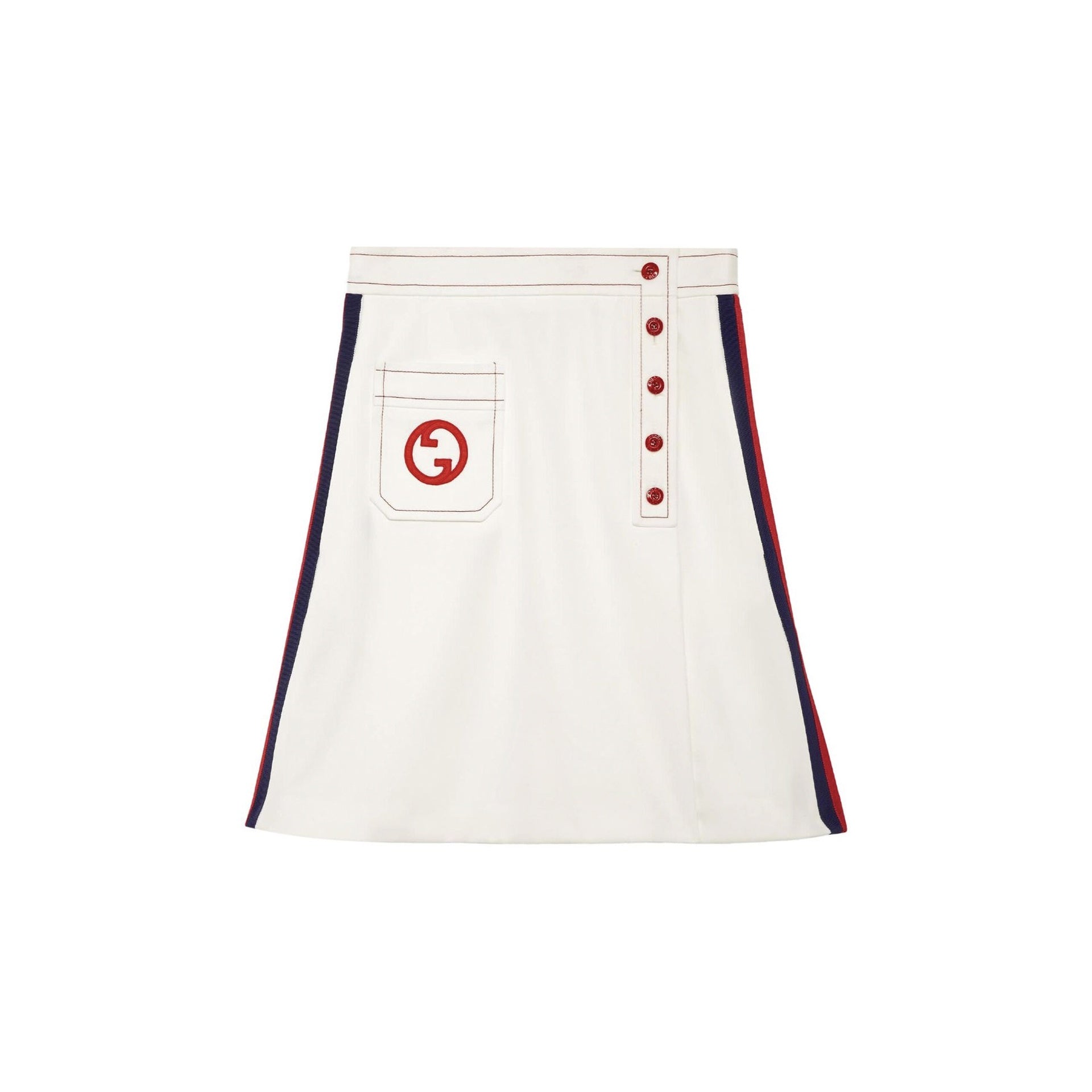 Gucci Interlocking G A-Line Skirt Women GUCCI
