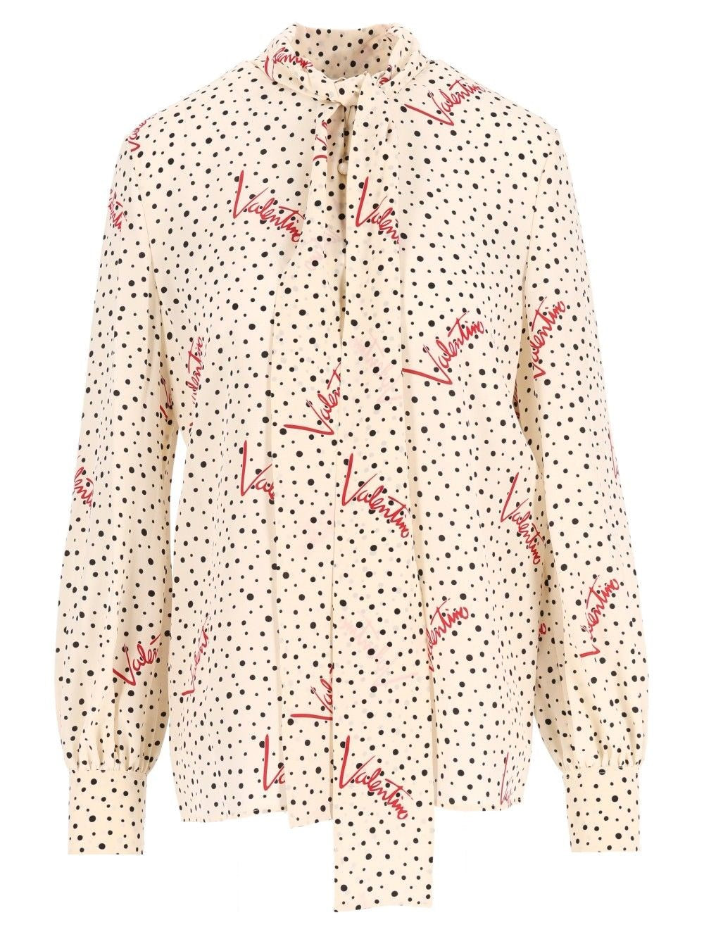 Valentino Garavani Women Plusdepois Bubble Crepe De Chine Shirt VALENTINO GARAVANI