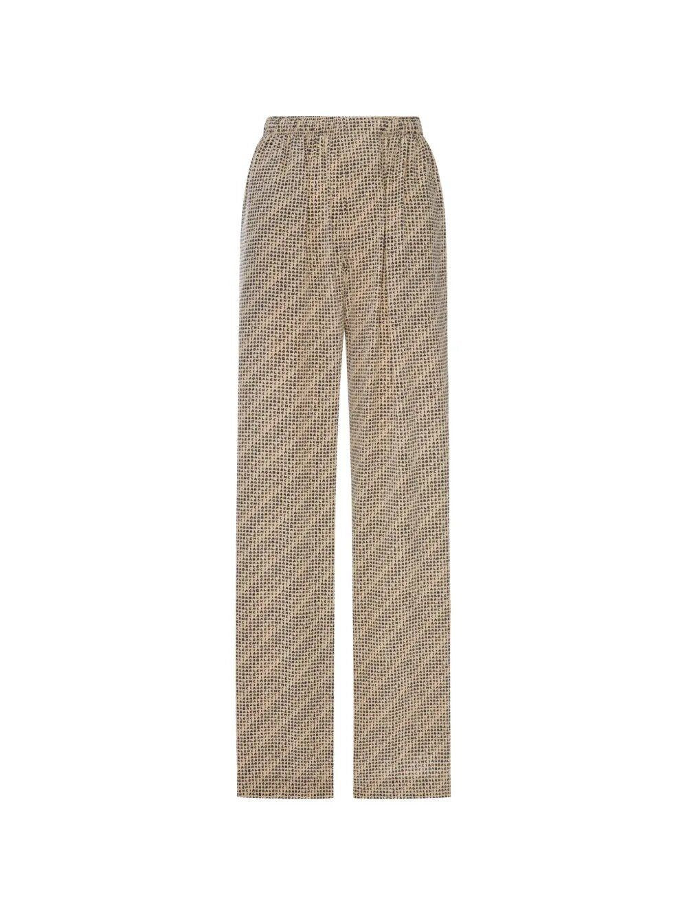Balenciaga Women "Monogram" Pajama Pants BALENCIAGA