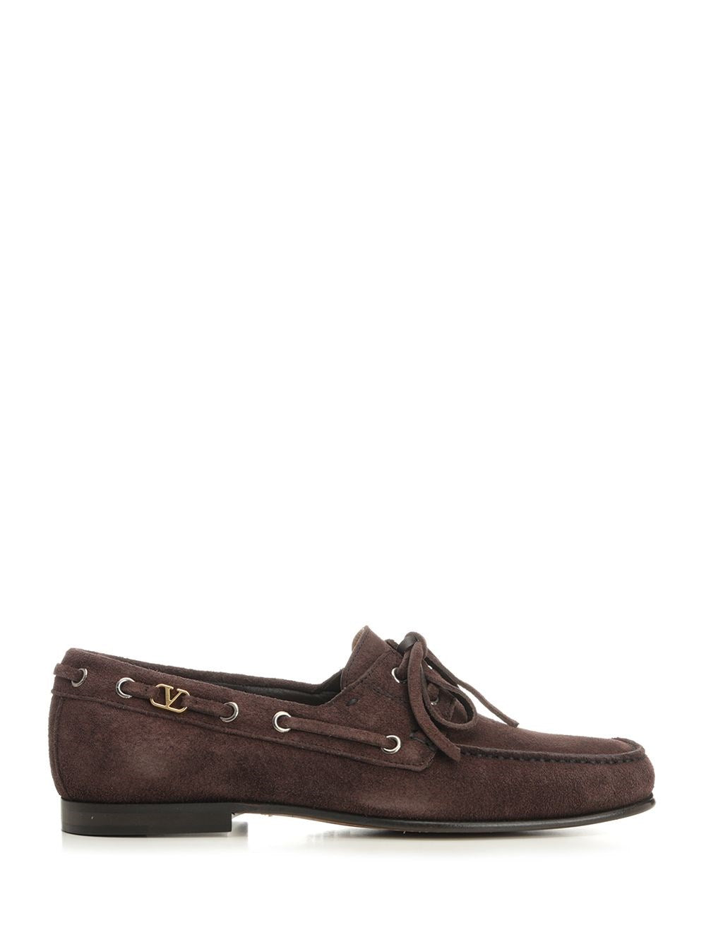 Valentino Garavani Men Suede Loafers With Logo VALENTINO GARAVANI