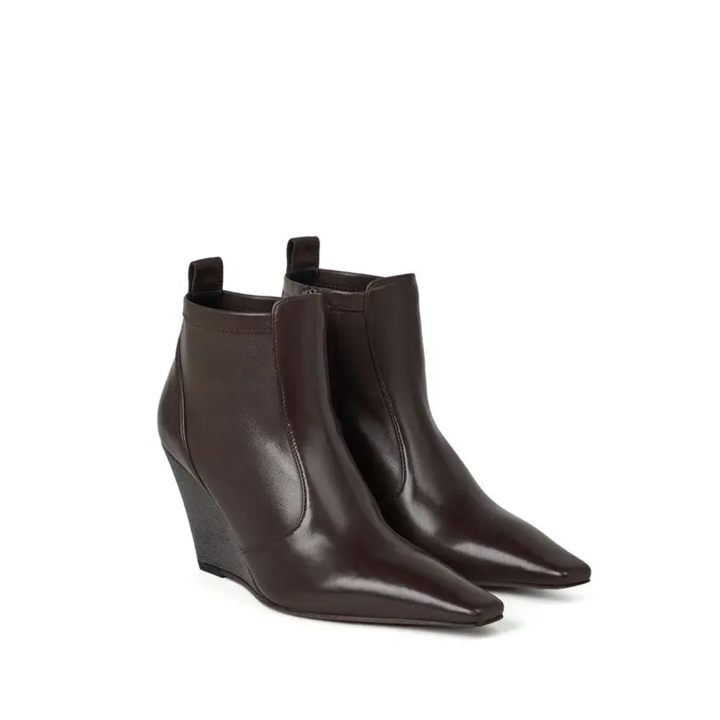 Brunello Cucinelli Monili Wedge Ankle Boots Women BRUNELLO CUCINELLI