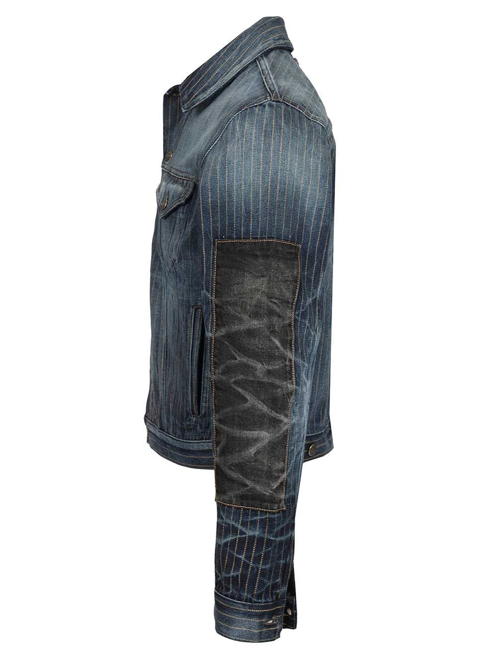 Acne Studios Men Patchwork Denim Jacket ACNE STUDIOS