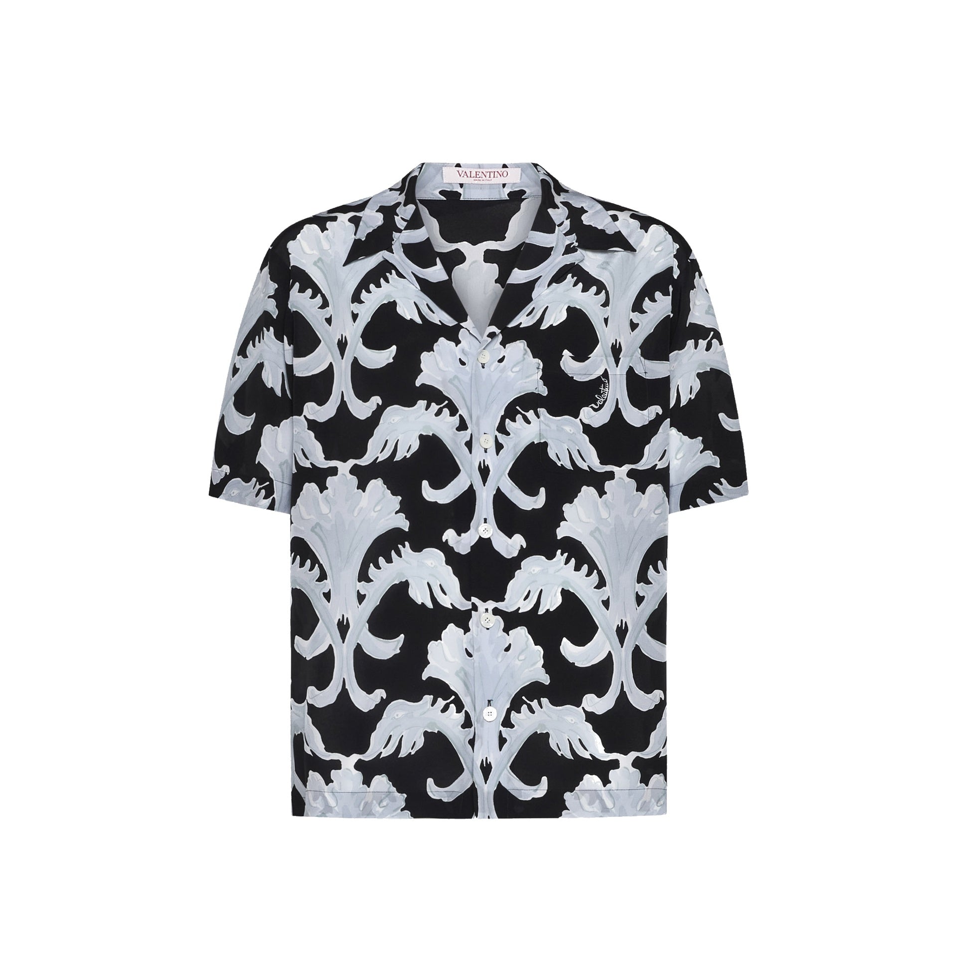 Valentino Garavani Metamorphos Wall Print Bowling Shirt Men VALENTINO