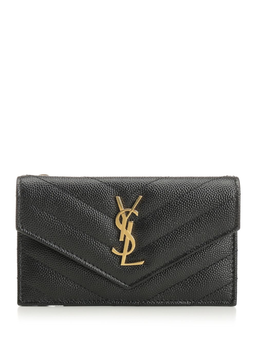 Saint Laurent Women Card Holder "Fragments Cassandre" SAINT LAURENT