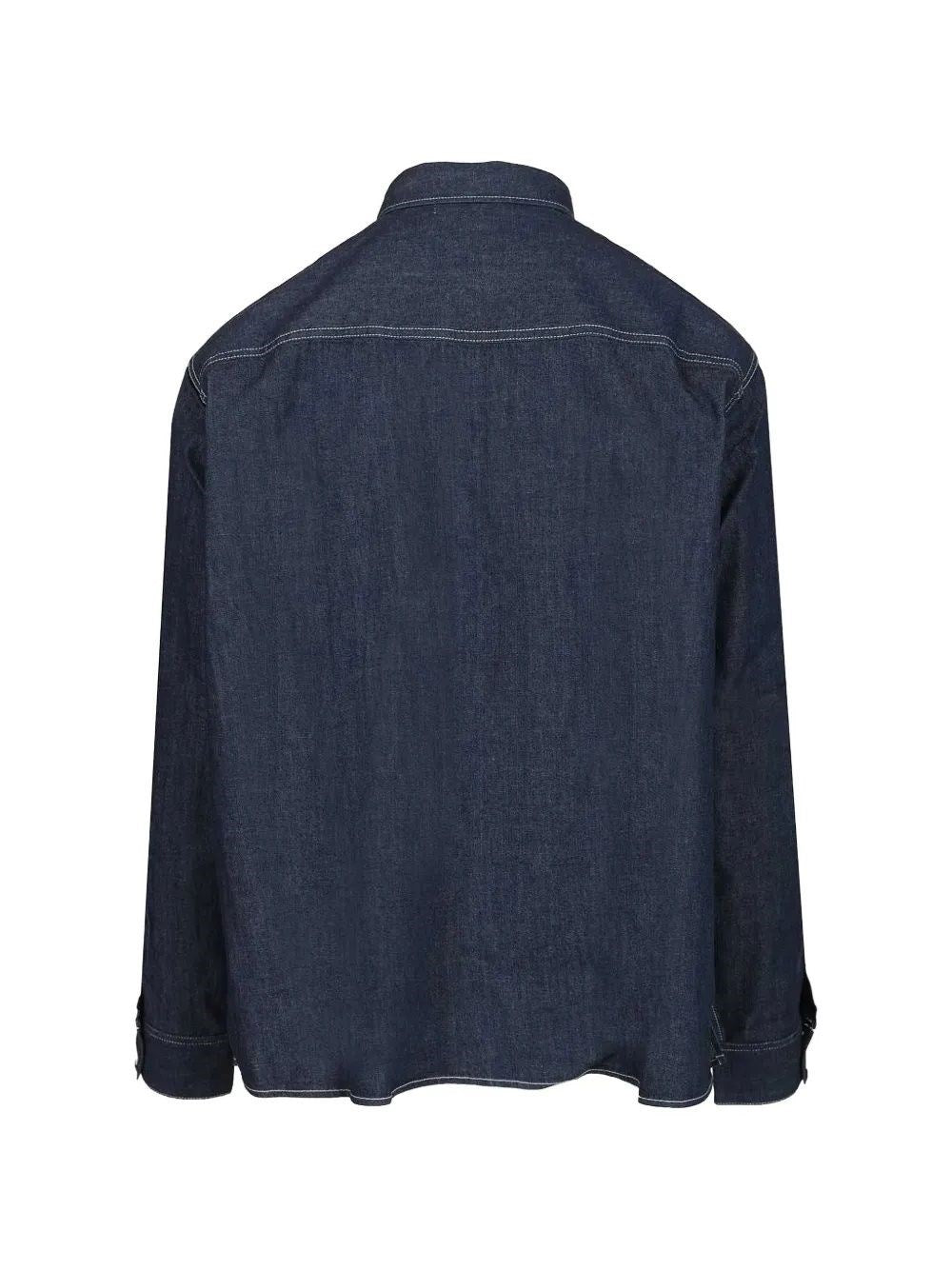 Celine Men Loose-Fit Denim Shirt
