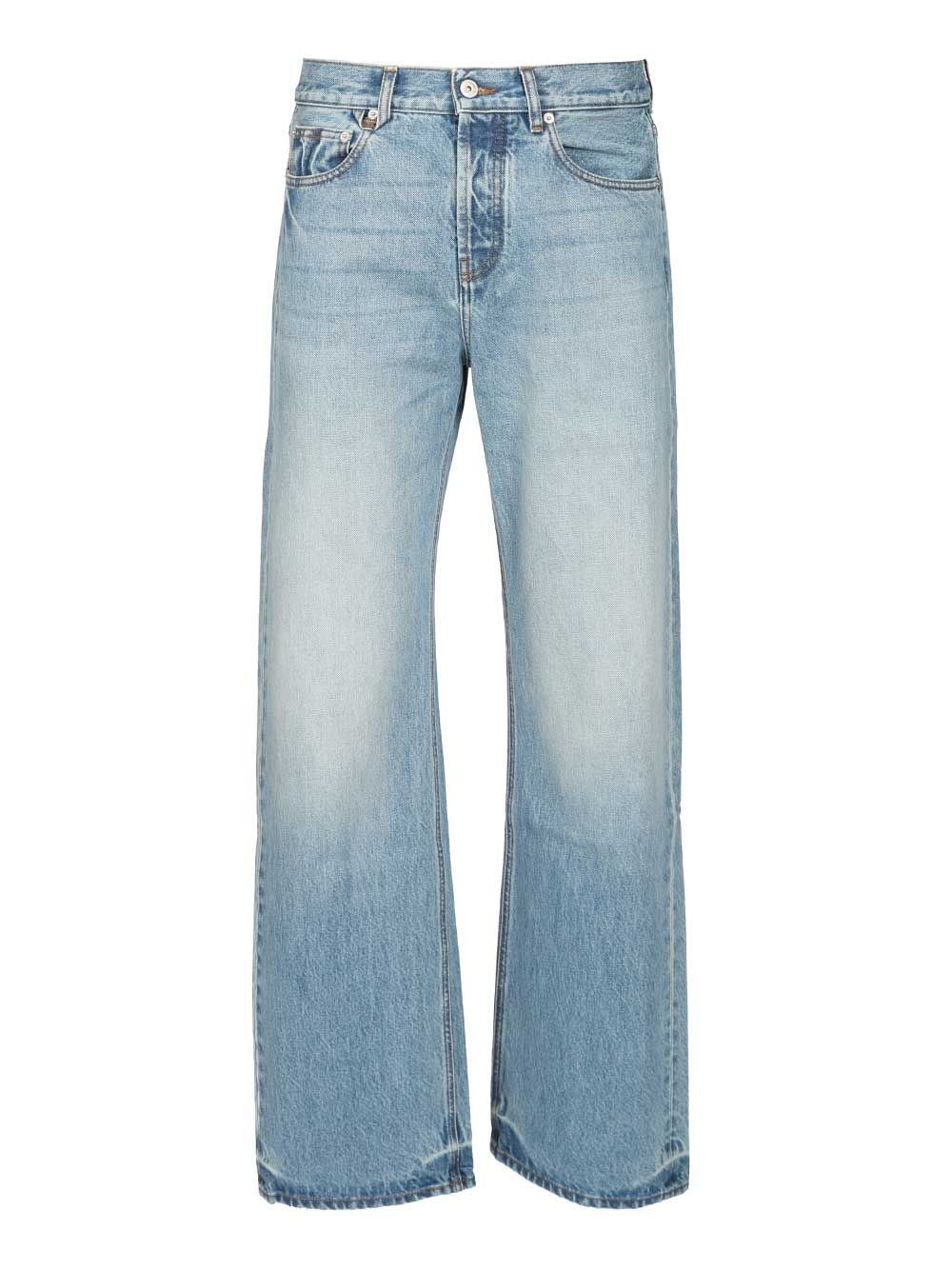 Jacquemus Men Straight Jeans In De-Nîmes Denim JACQUEMUS