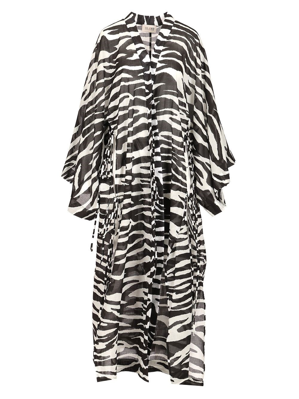 The Attico Women Zebra Print Caftan THE ATTICO
