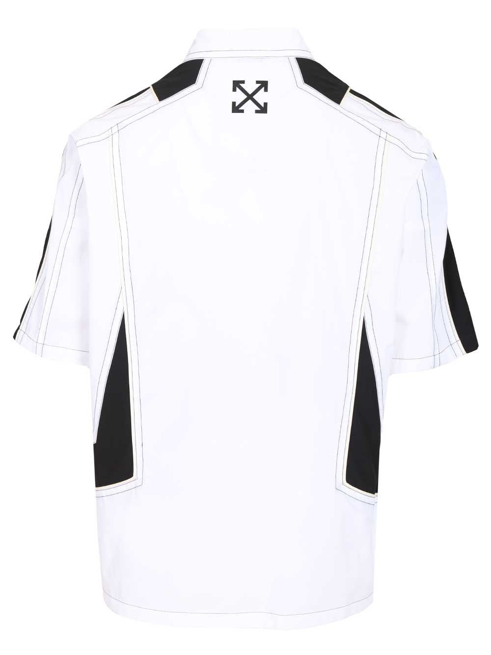 Off-White Men Race Logo Shirt OFF-WHITE