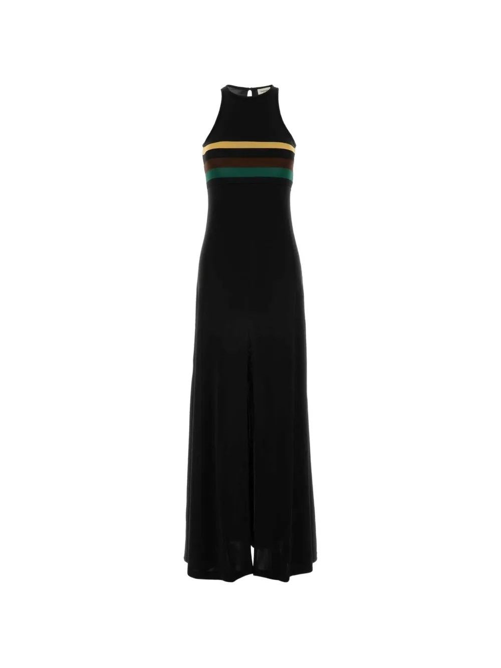 Saint Laurent Women Striped Jersey Crepe Tank Dress SAINT LAURENT