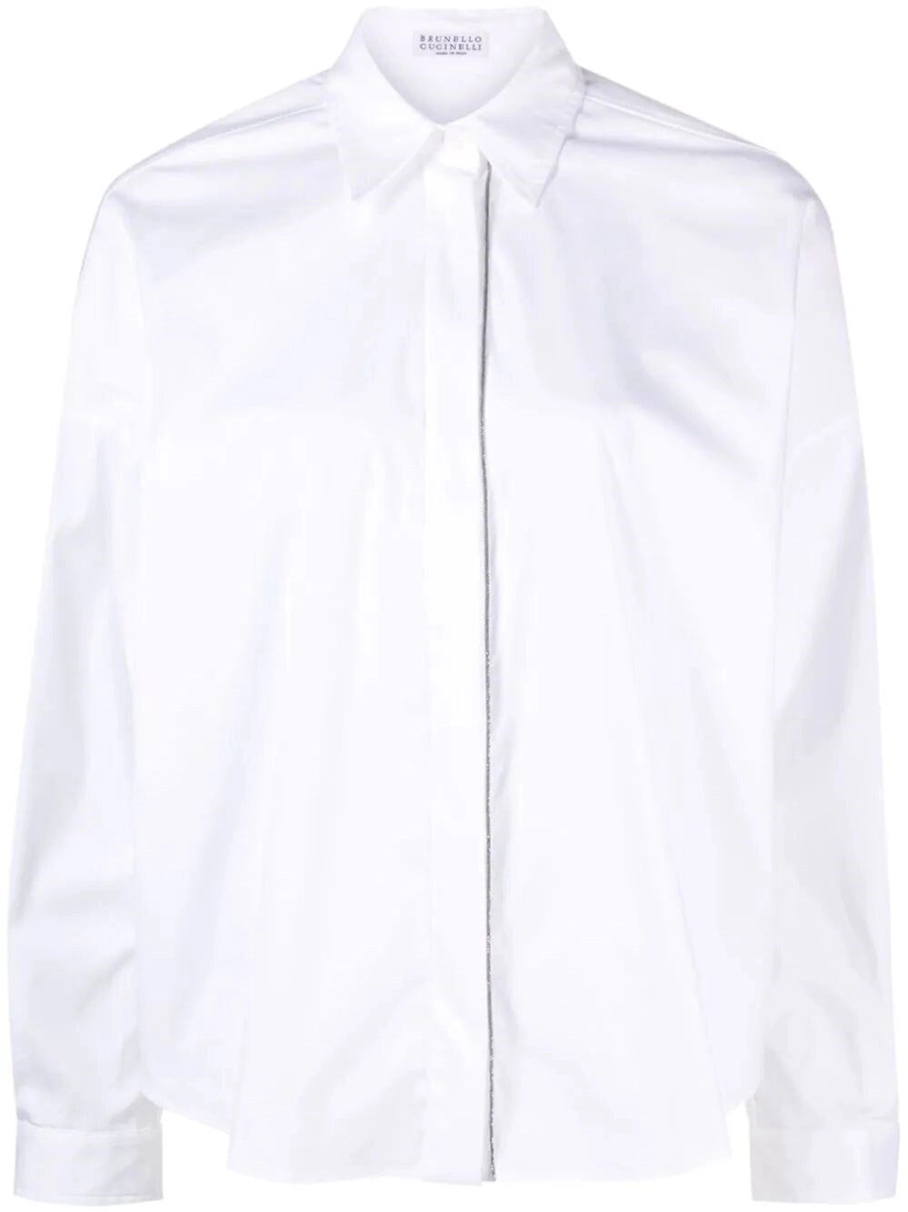Brunello Cucinelli Women Blouse With Monili Trim