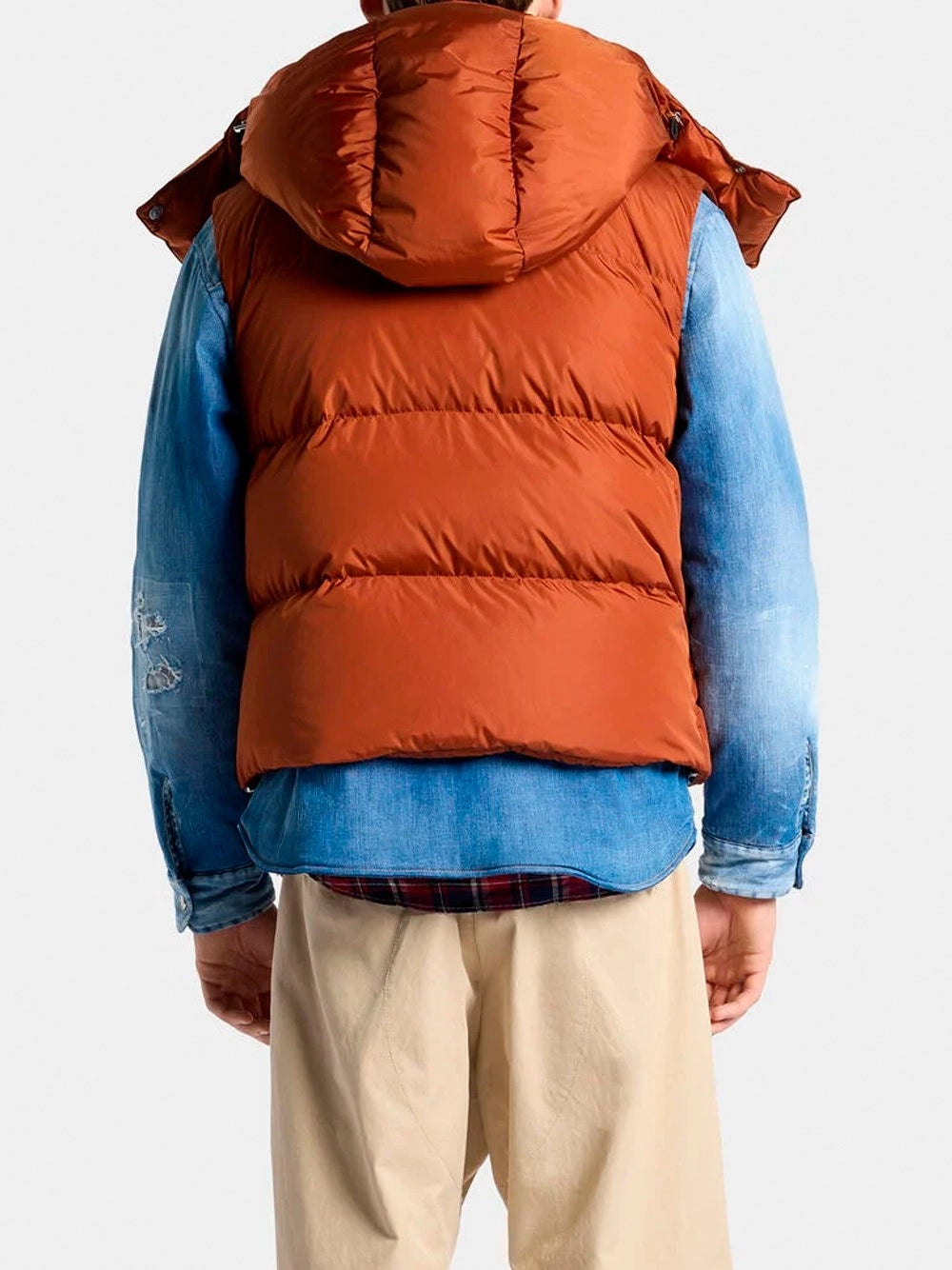 Dsquared2 Men Hooded Down Vest DSQUARED2