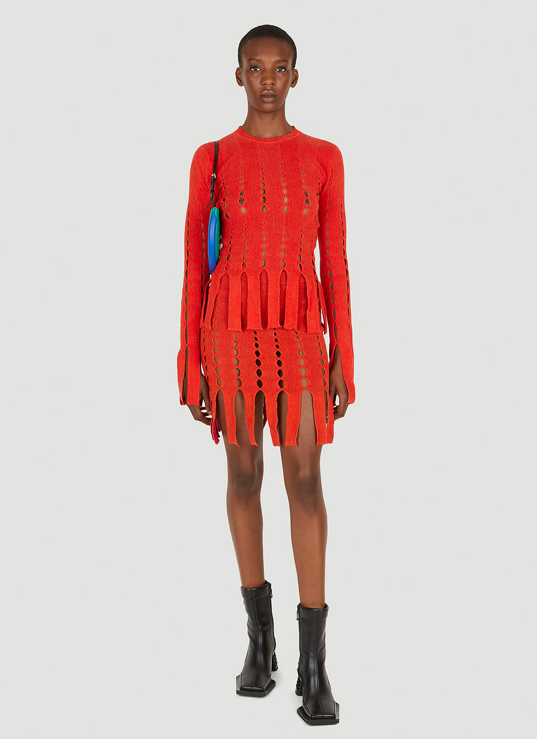 Ambush Women Knit Cut Out Top AMBUSH