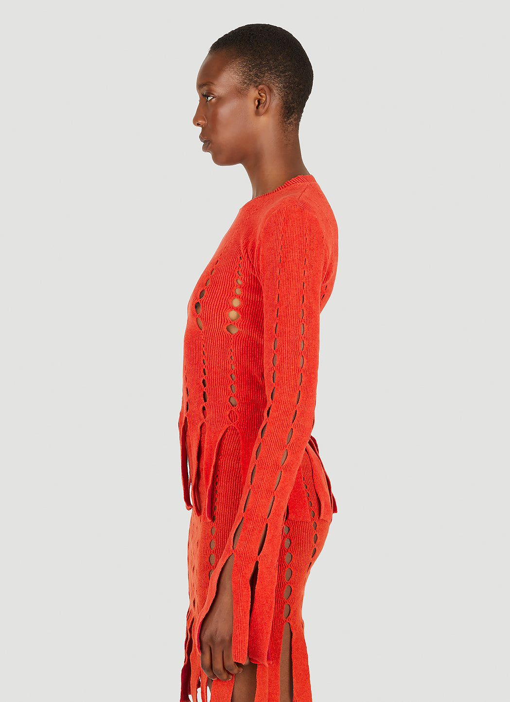 Ambush Women Knit Cut Out Top AMBUSH
