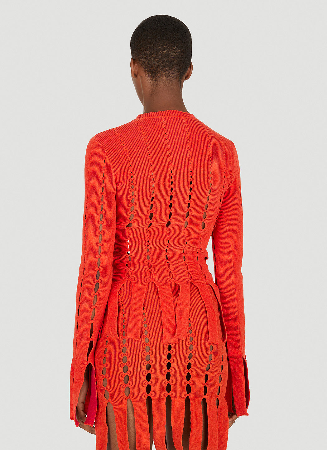Ambush Women Knit Cut Out Top AMBUSH