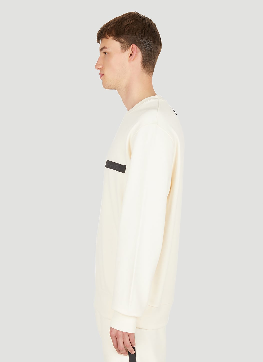 Alexander Mcqueen Men Logo Patch Sweatshirt ALEXANDER MCQUEEN