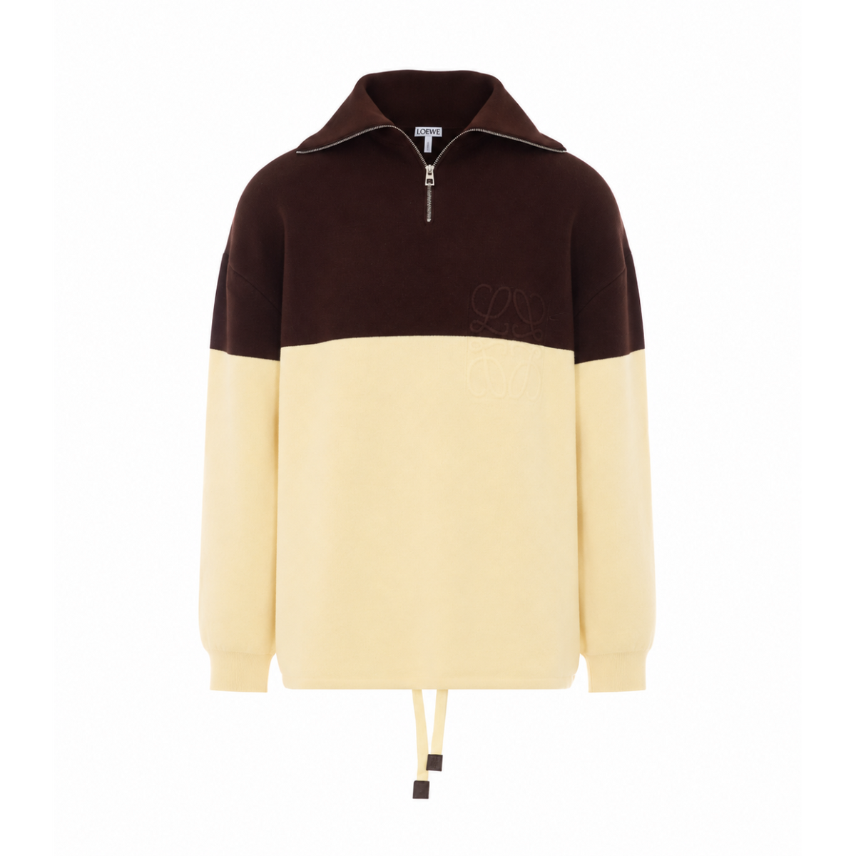 Loewe Men Anagram Half Zip Sweater LOEWE