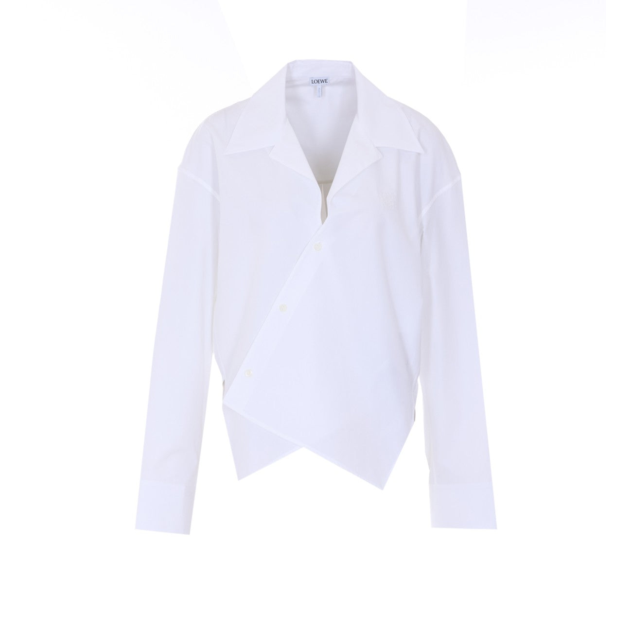 Loewe Women Anagram Logo Asymmetric Shirt LOEWE