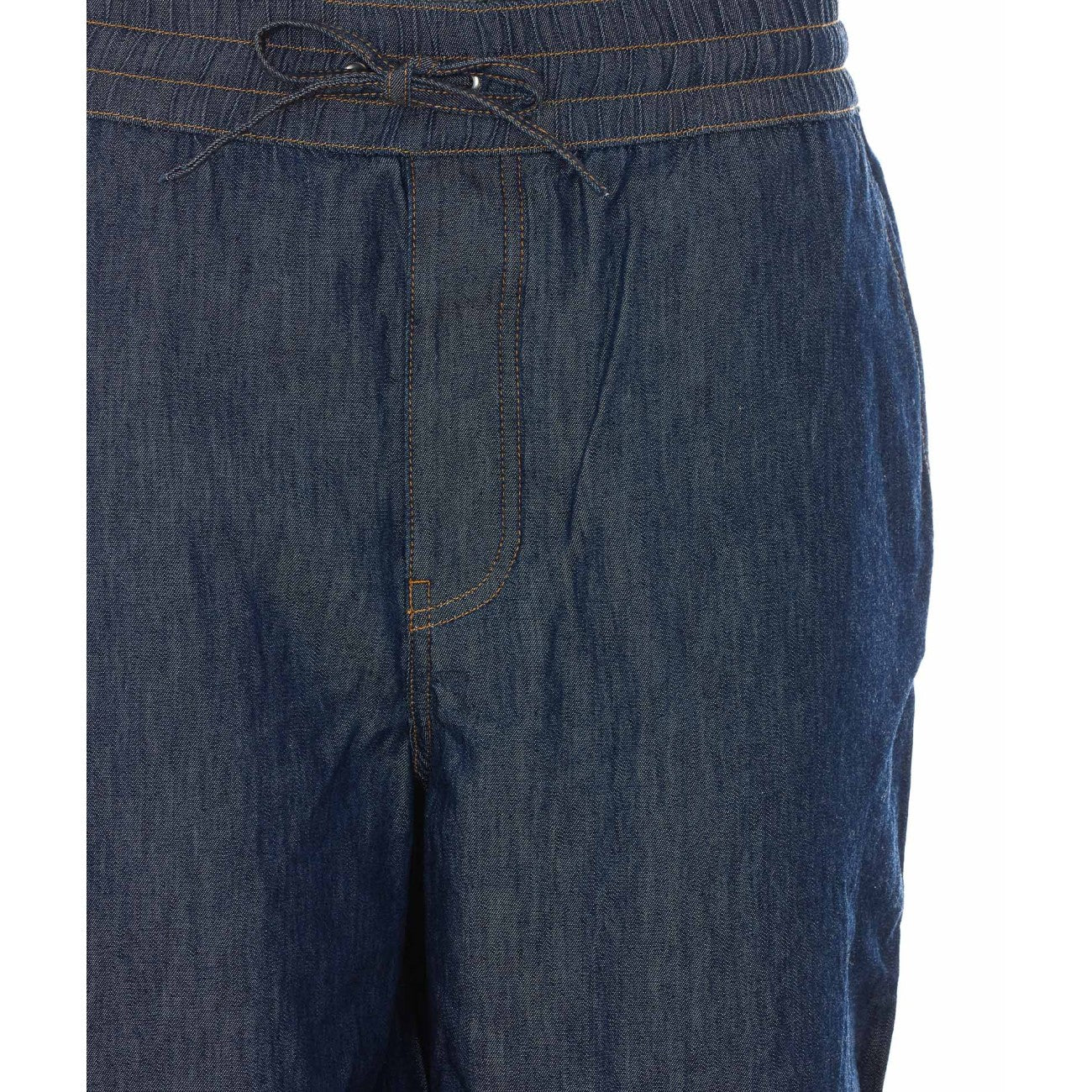Loewe Men Anagram Logo Drawstring Denim Pants LOEWE